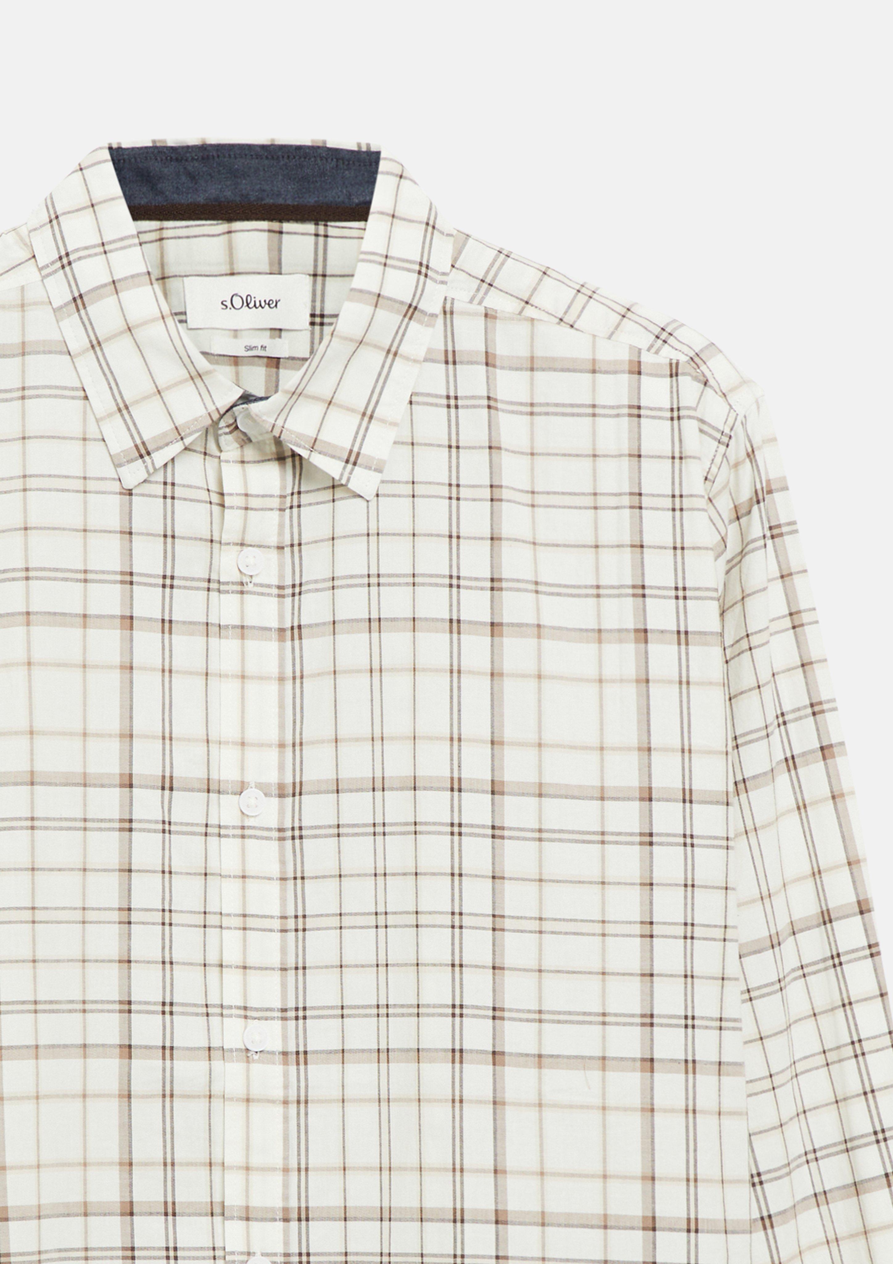 Hommes Chemise en crème de s.Oliver