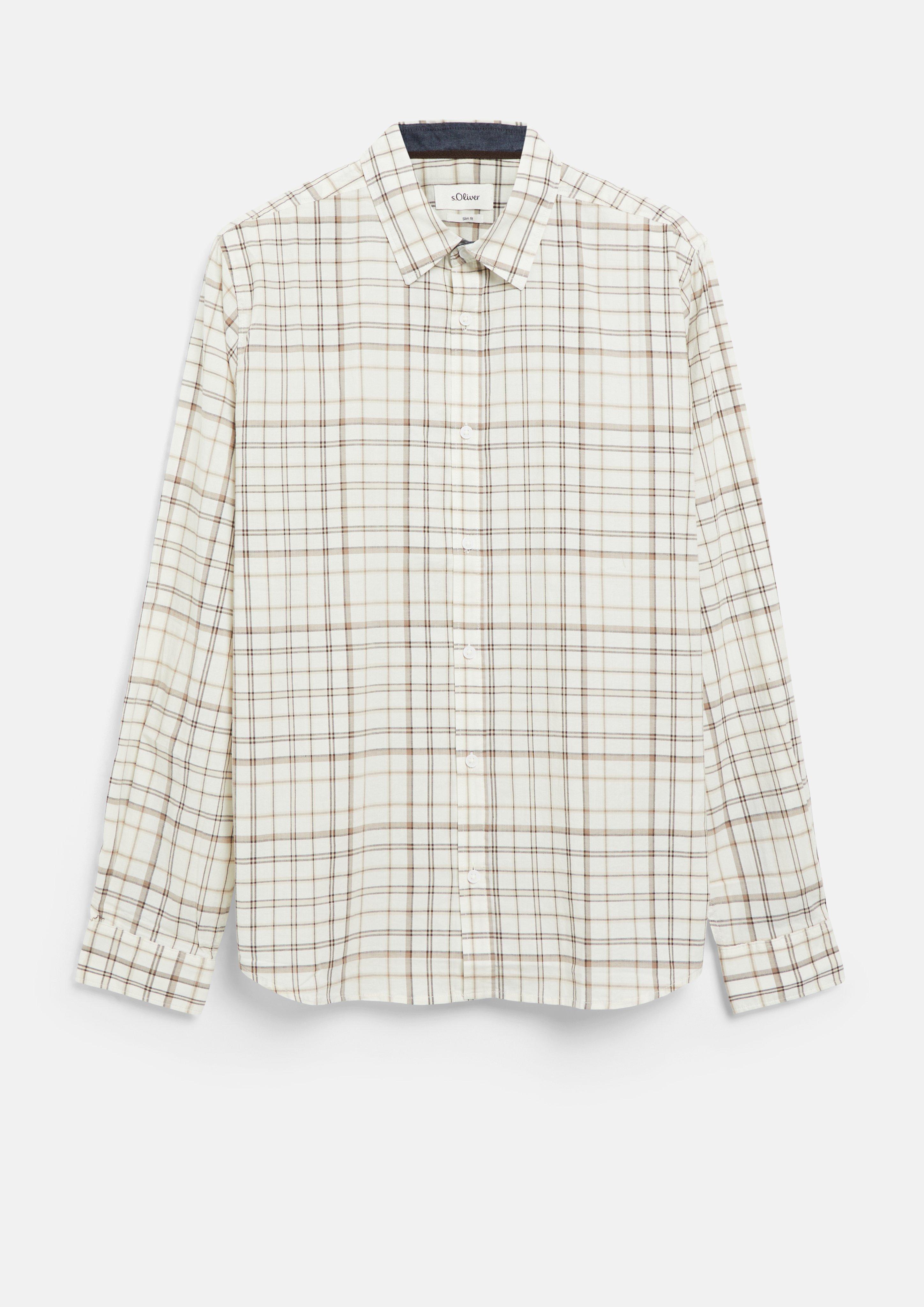 Hommes Chemise en crème de s.Oliver
