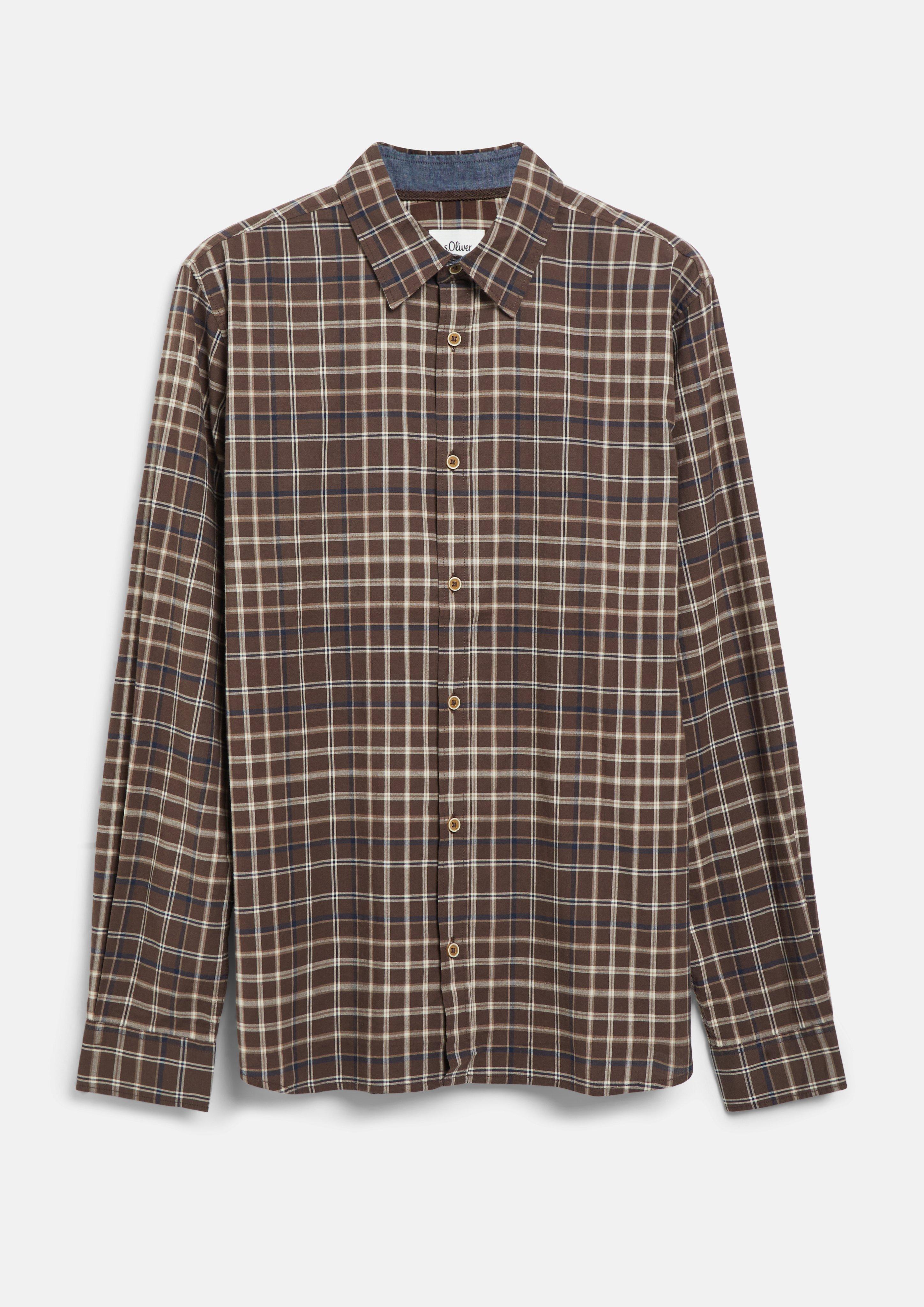 Hommes Chemise en brun de s.Oliver