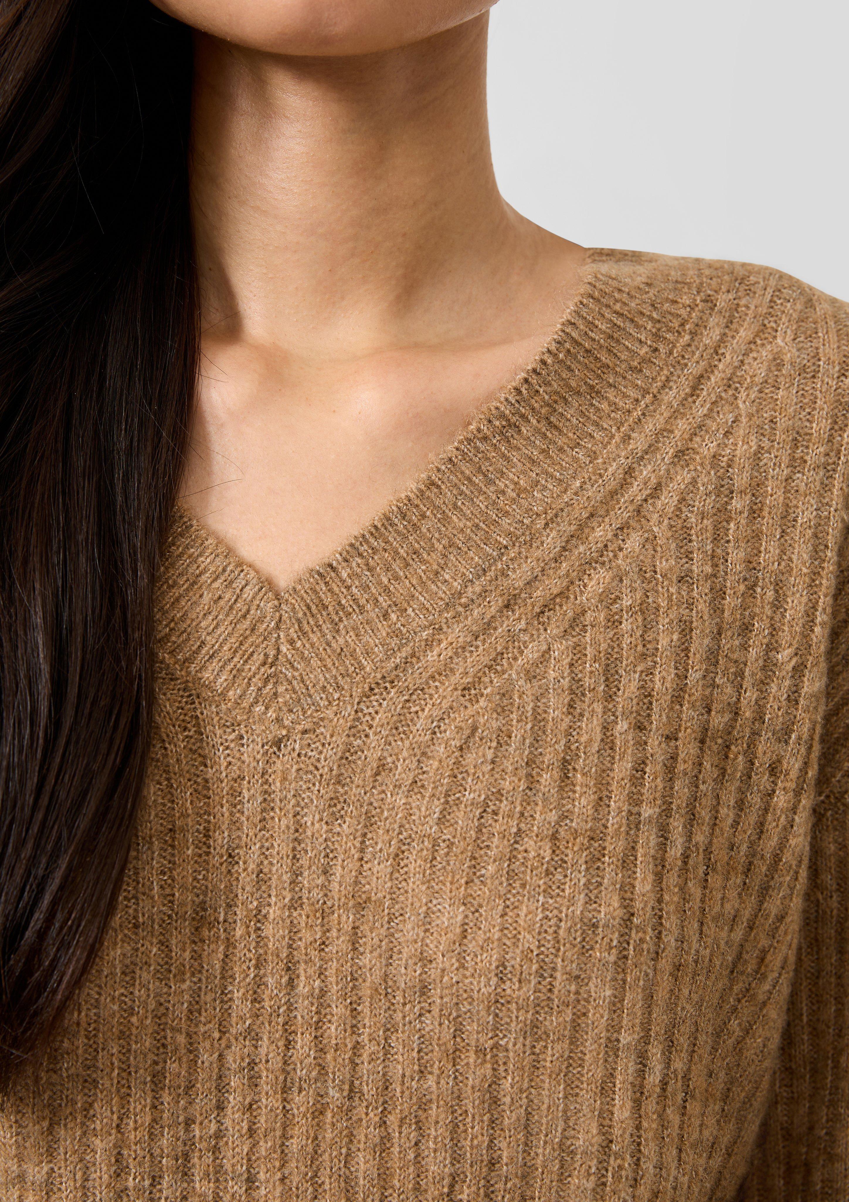 Damen Strickpullover in braun von QS