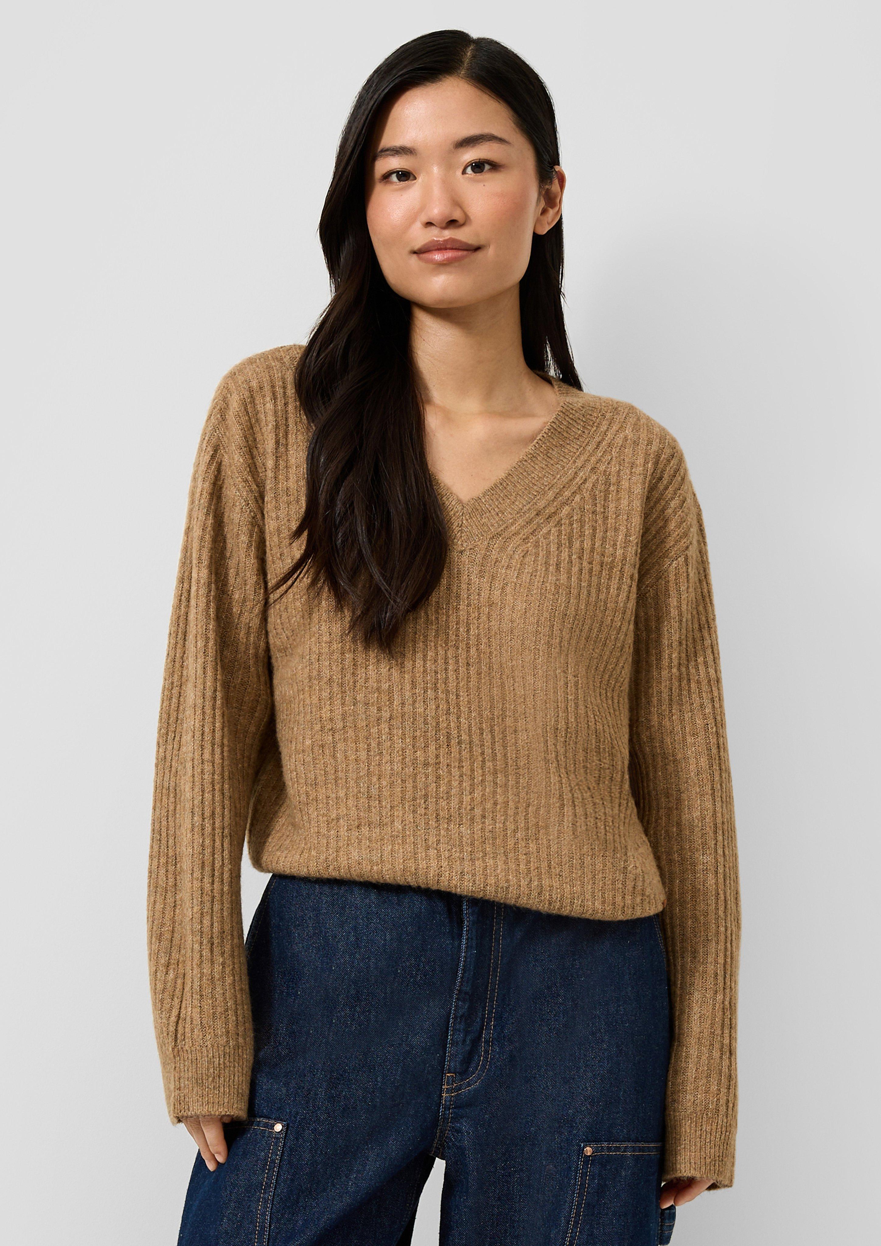 Damen Strickpullover in braun von QS
