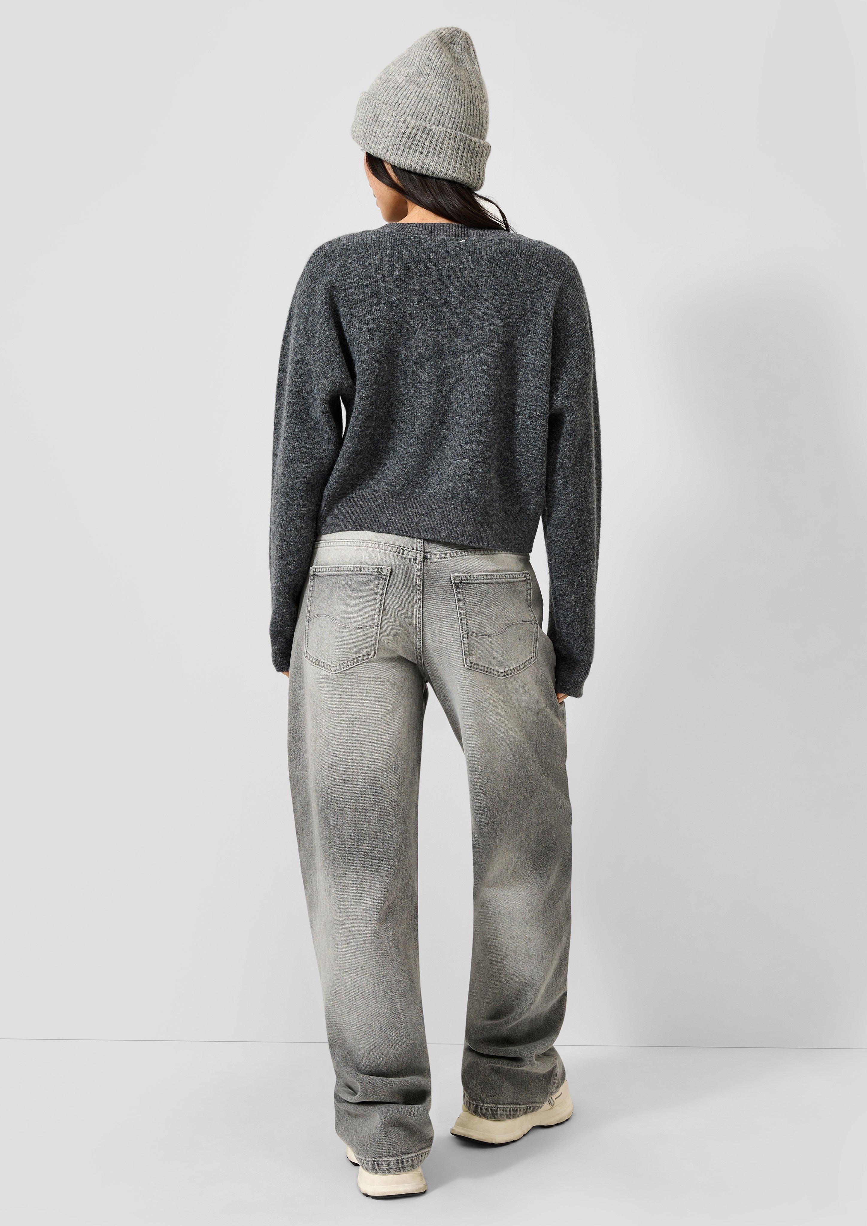 Damen Strickpullover in grau von QS