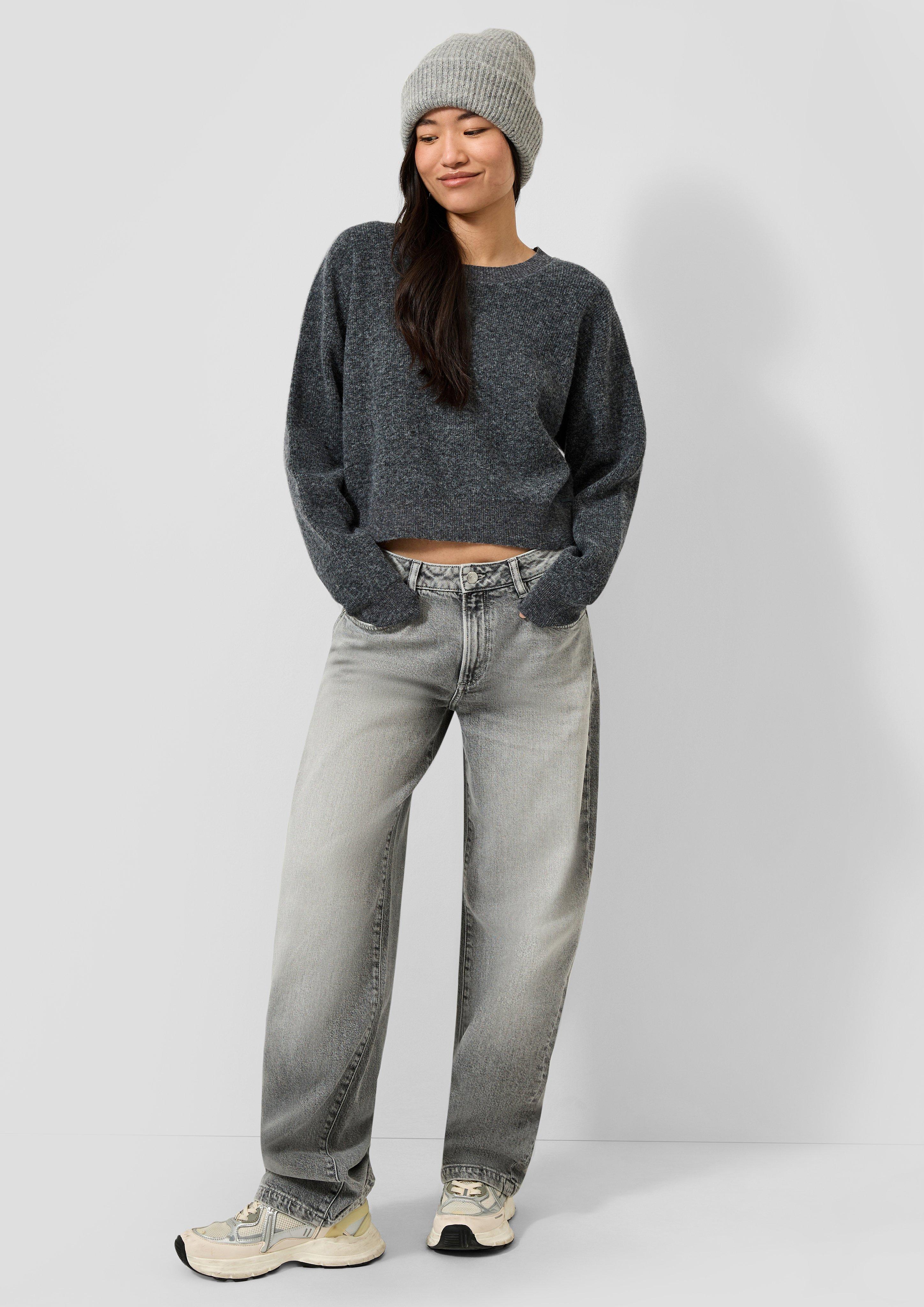 Damen Strickpullover in grau von QS