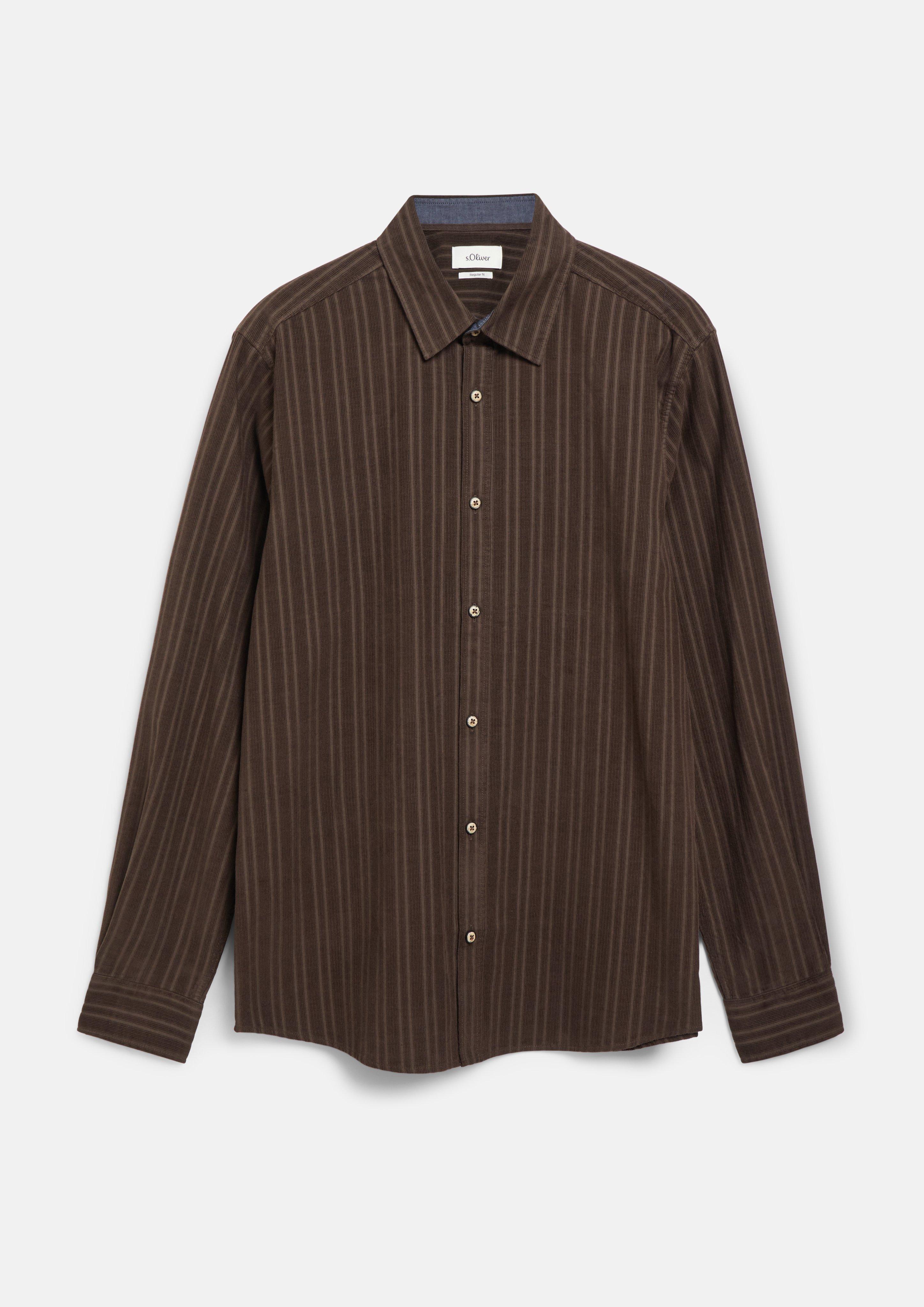 Hommes Chemise en brun de s.Oliver