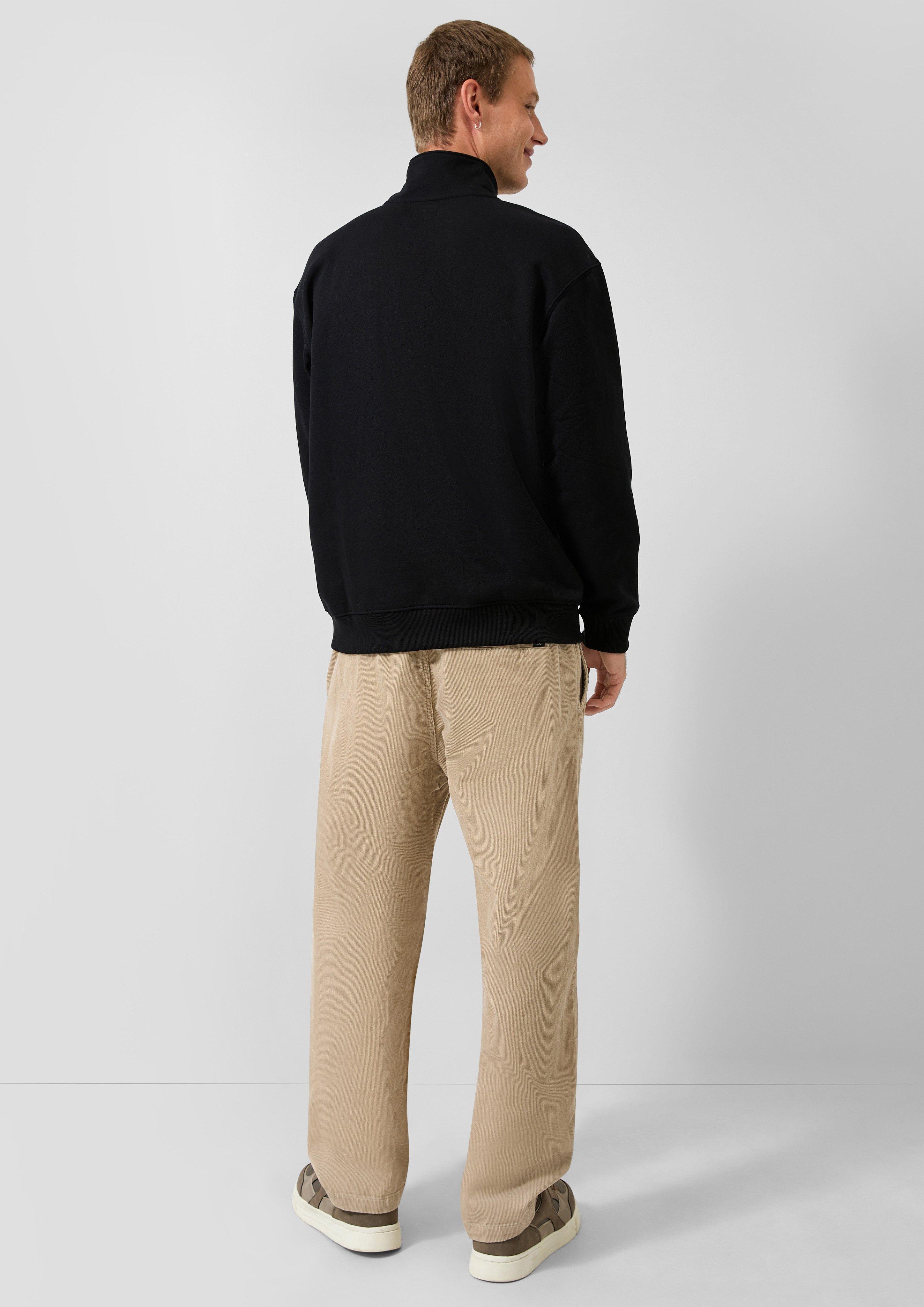 Hommes Pantalon de jogging en velours côtelé en beige de QS