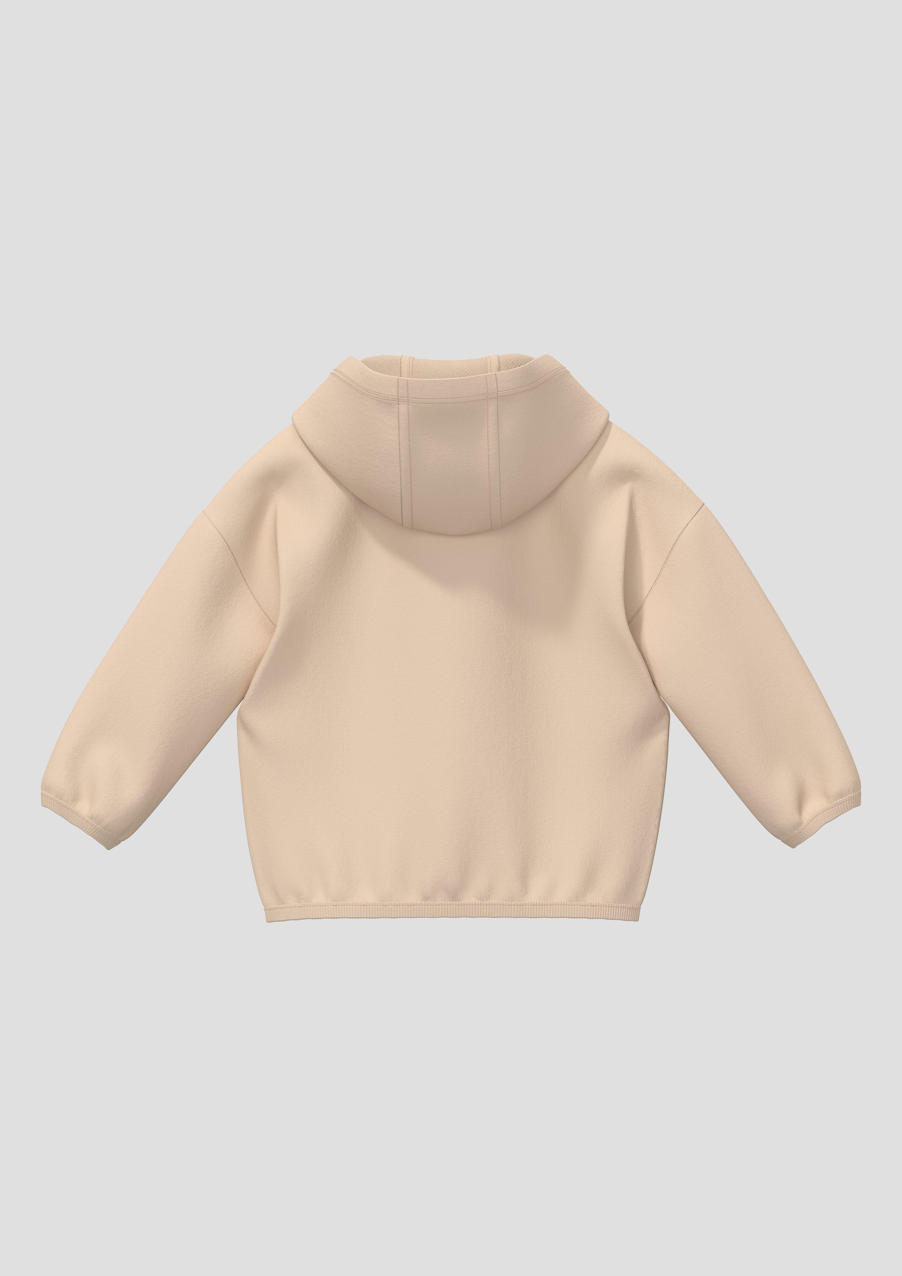 Junior Sweatshirt jas in sinaasappel van s.Oliver