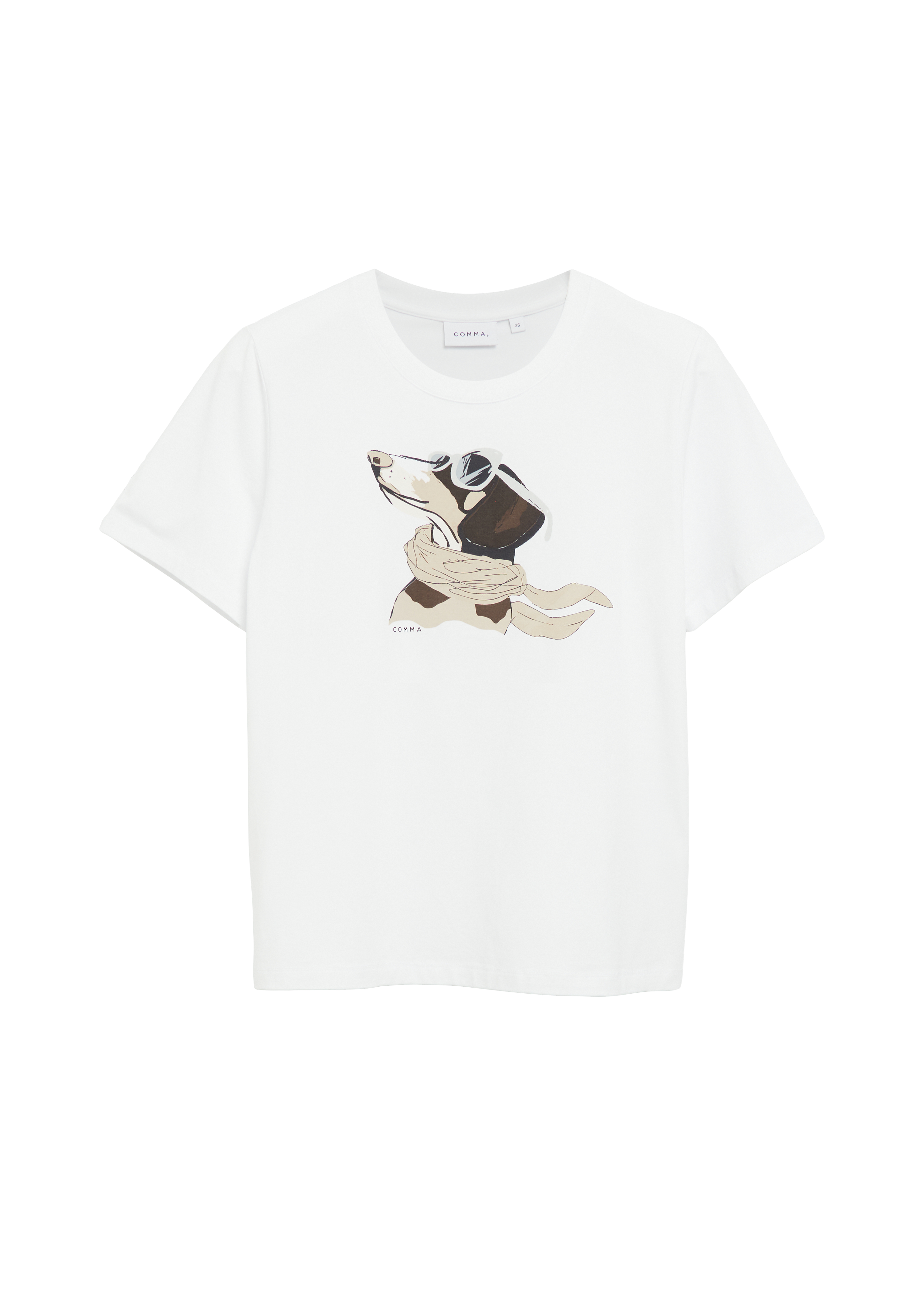 T-shirt met kunstafbeelding