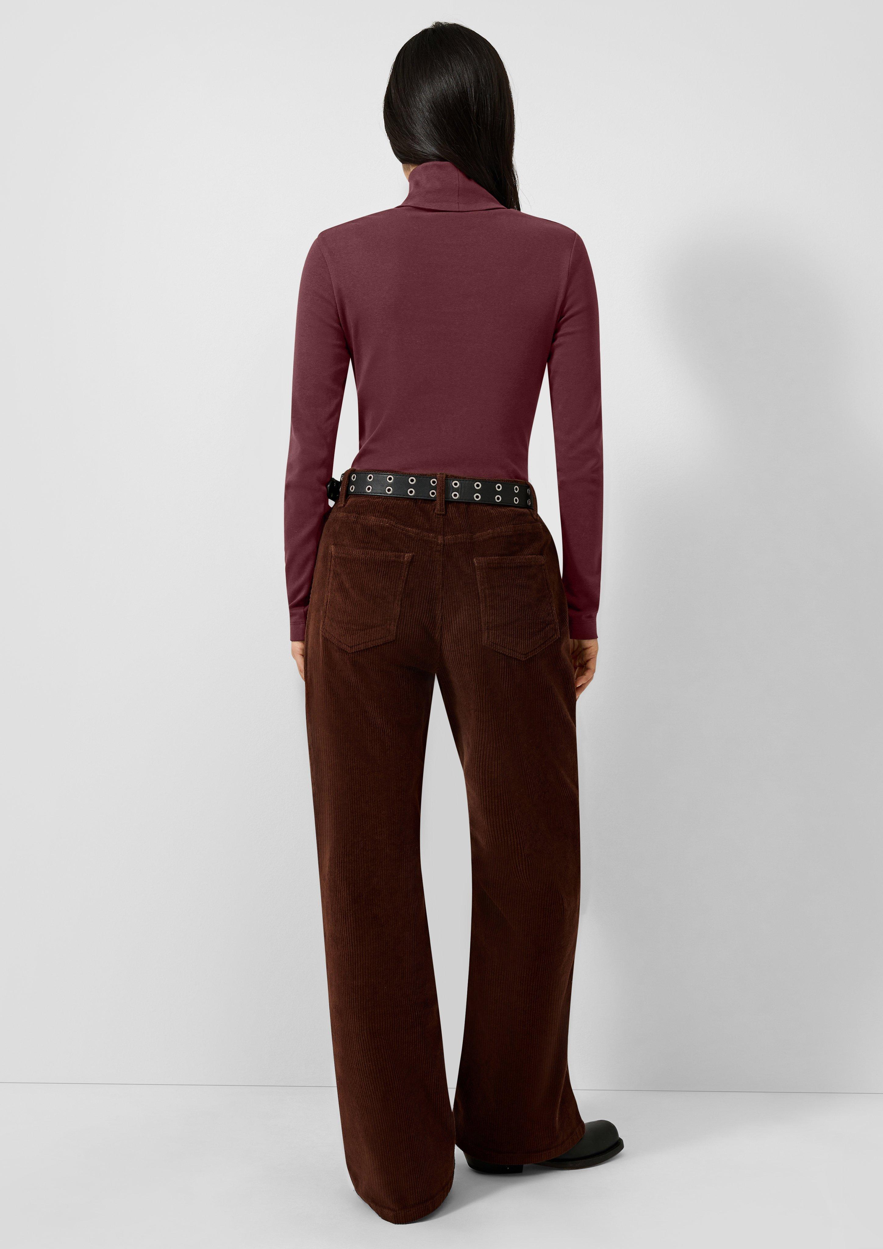 Femmes T-shirt en rouge de QS