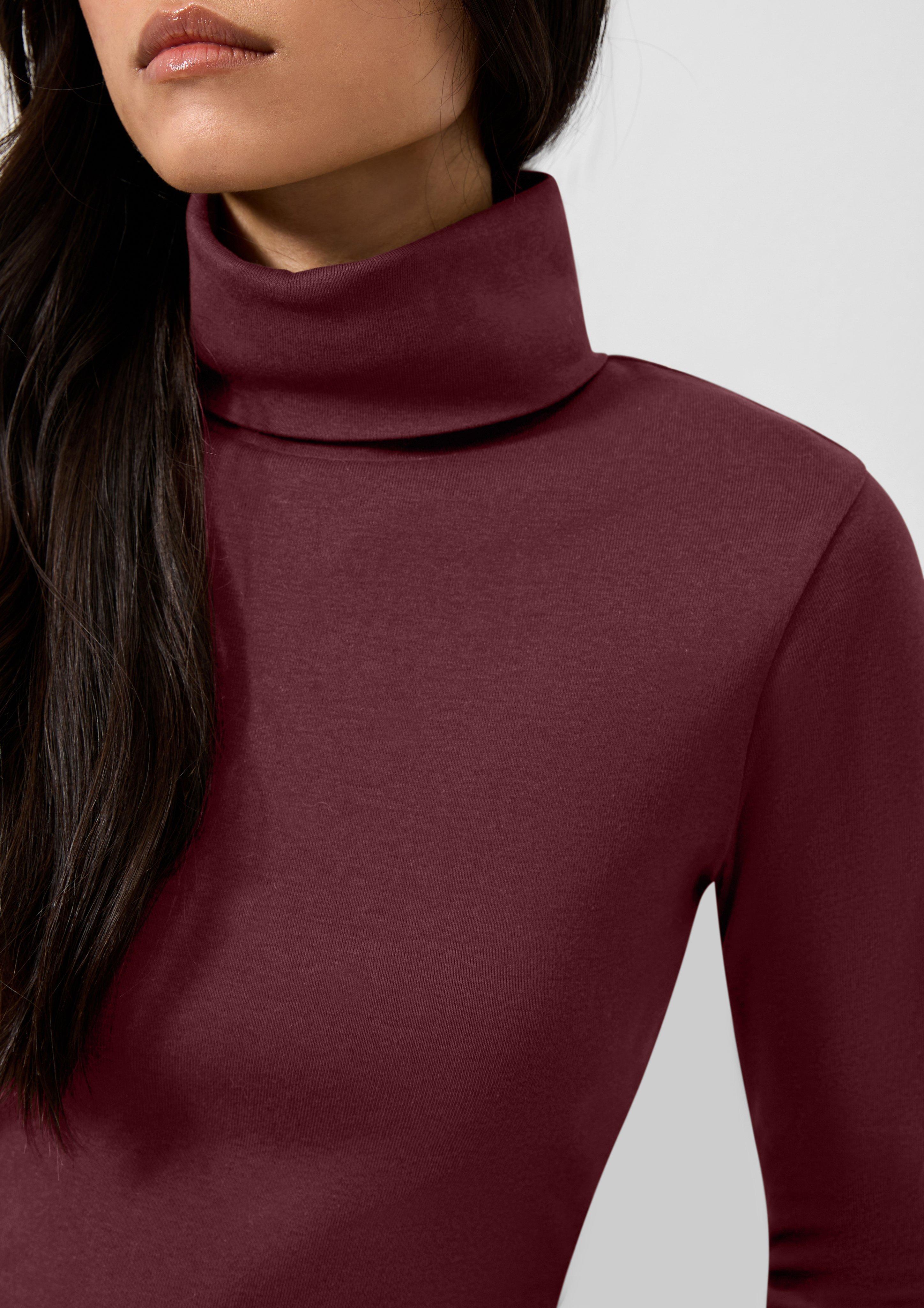 Femmes T-shirt en rouge de QS