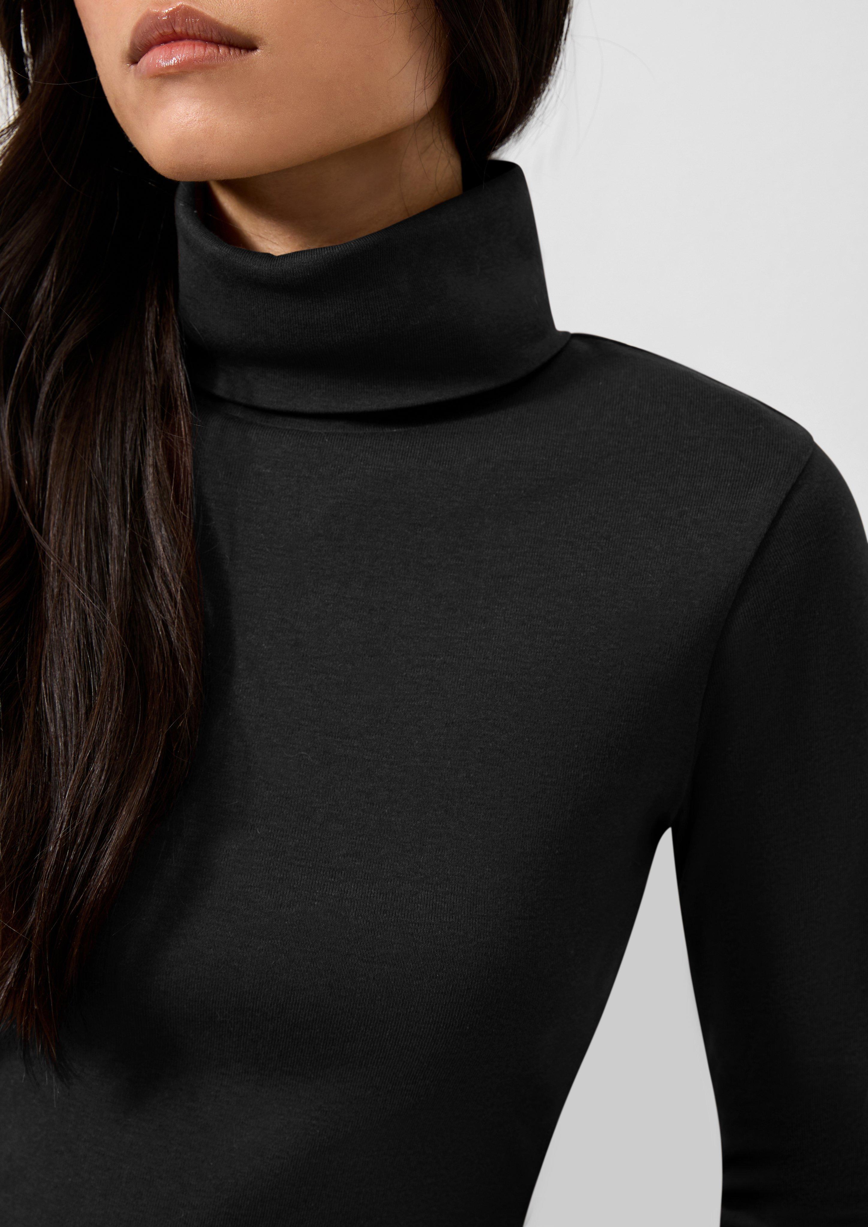 Femmes T-shirt en noir de QS