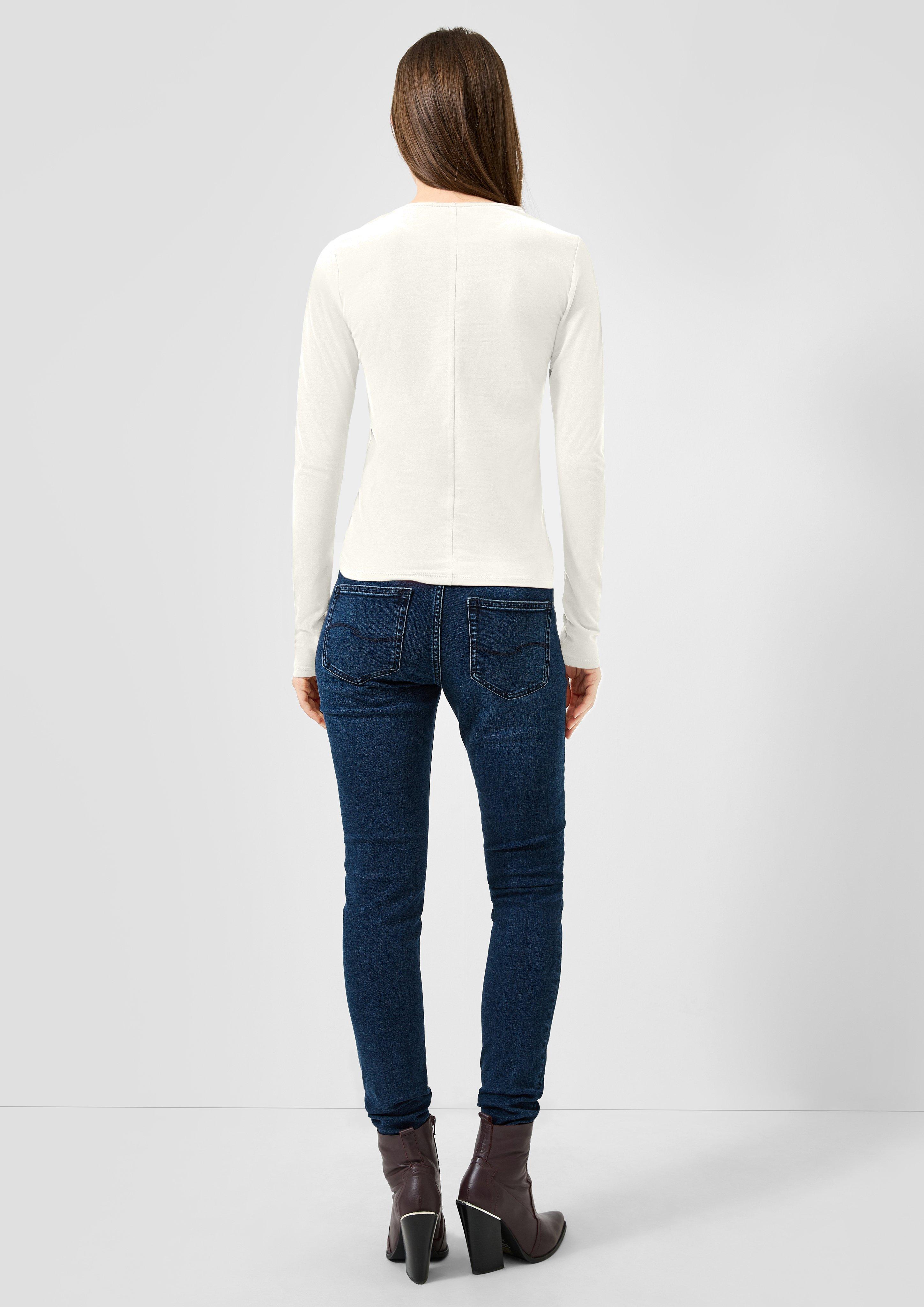 Damen T-Shirt in creme von QS