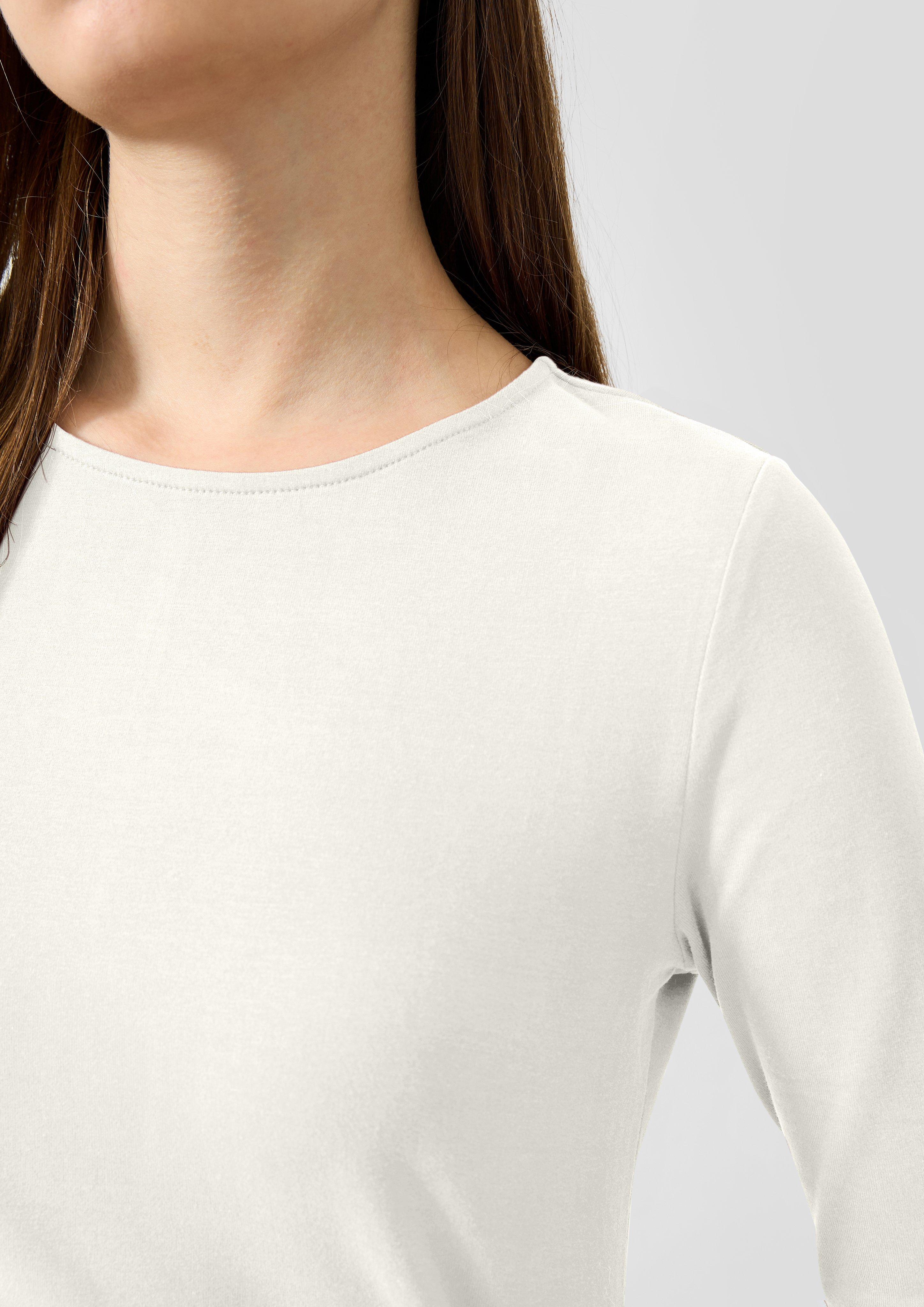 Damen T-Shirt in creme von QS