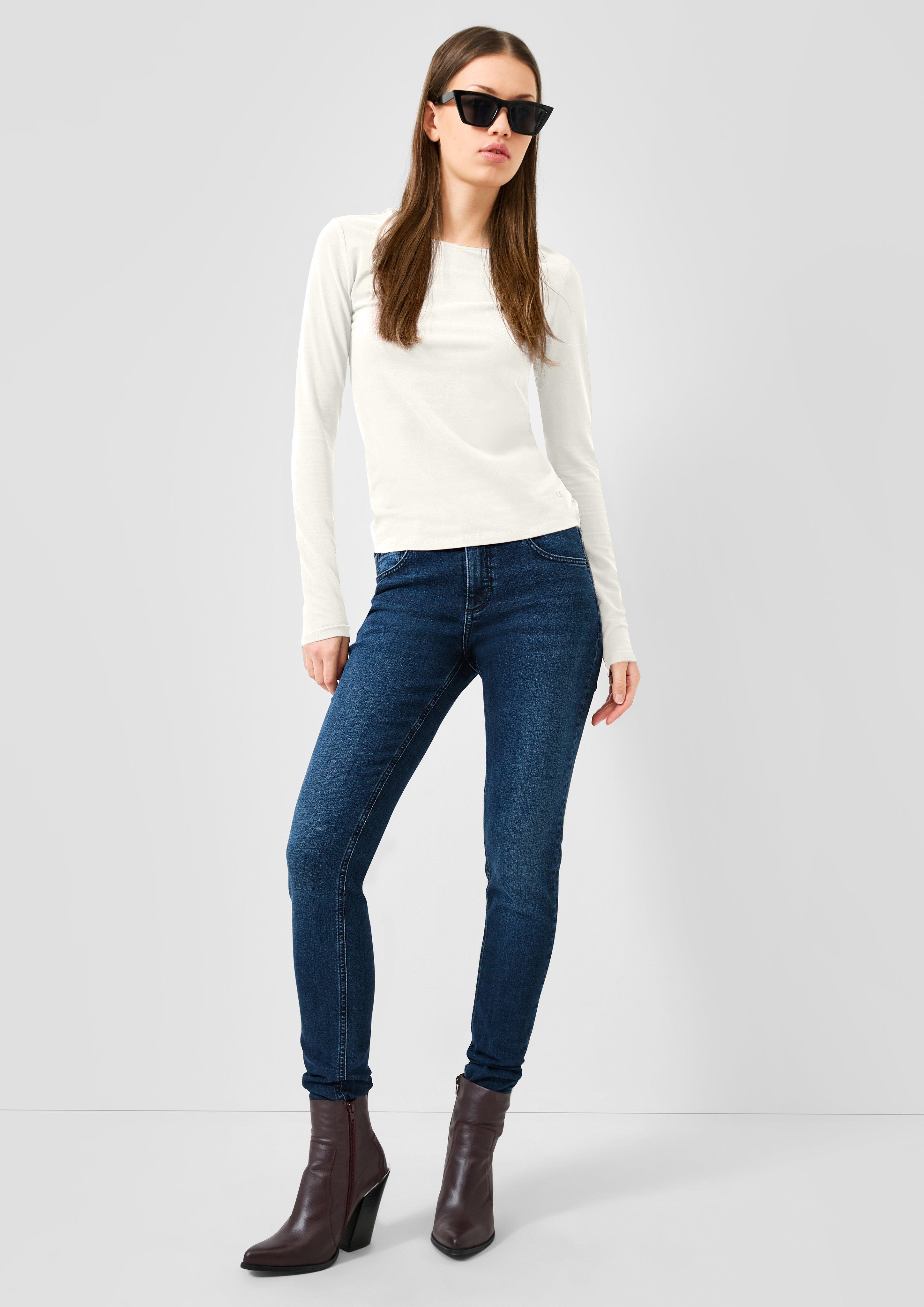 Damen T-Shirt in creme von QS