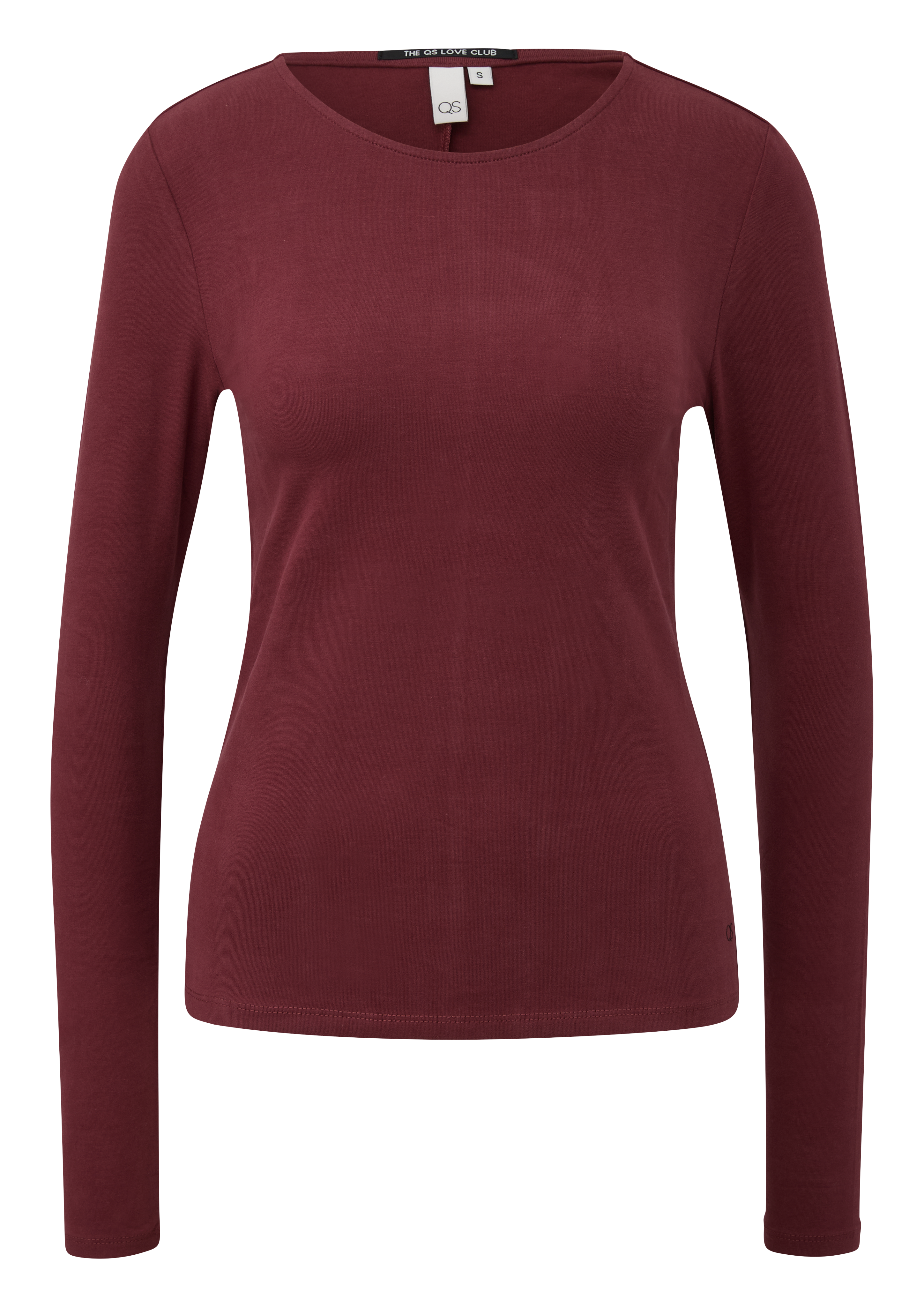 Zachte longsleeve van stretchkatoen