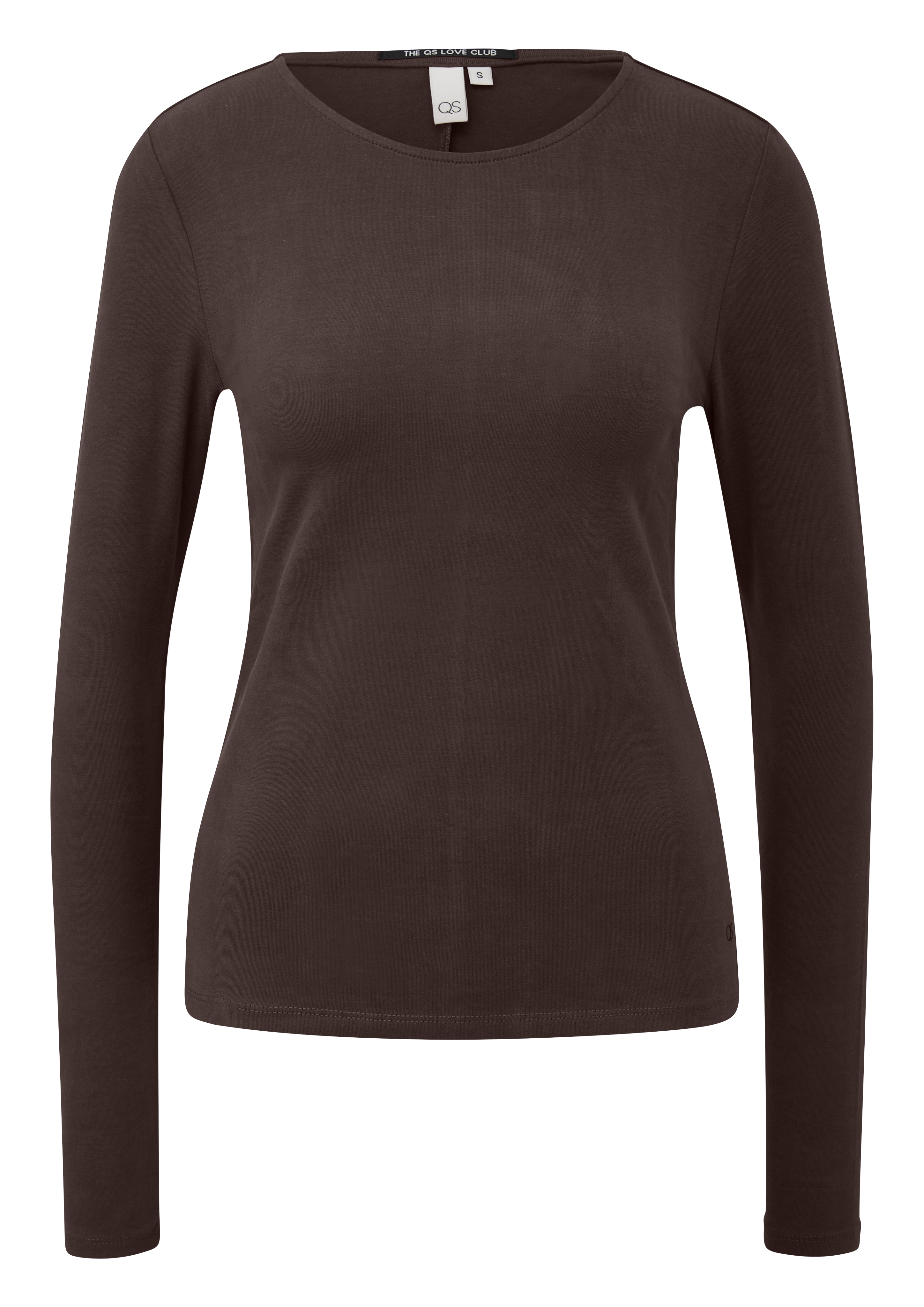 Zachte longsleeve van stretchkatoen