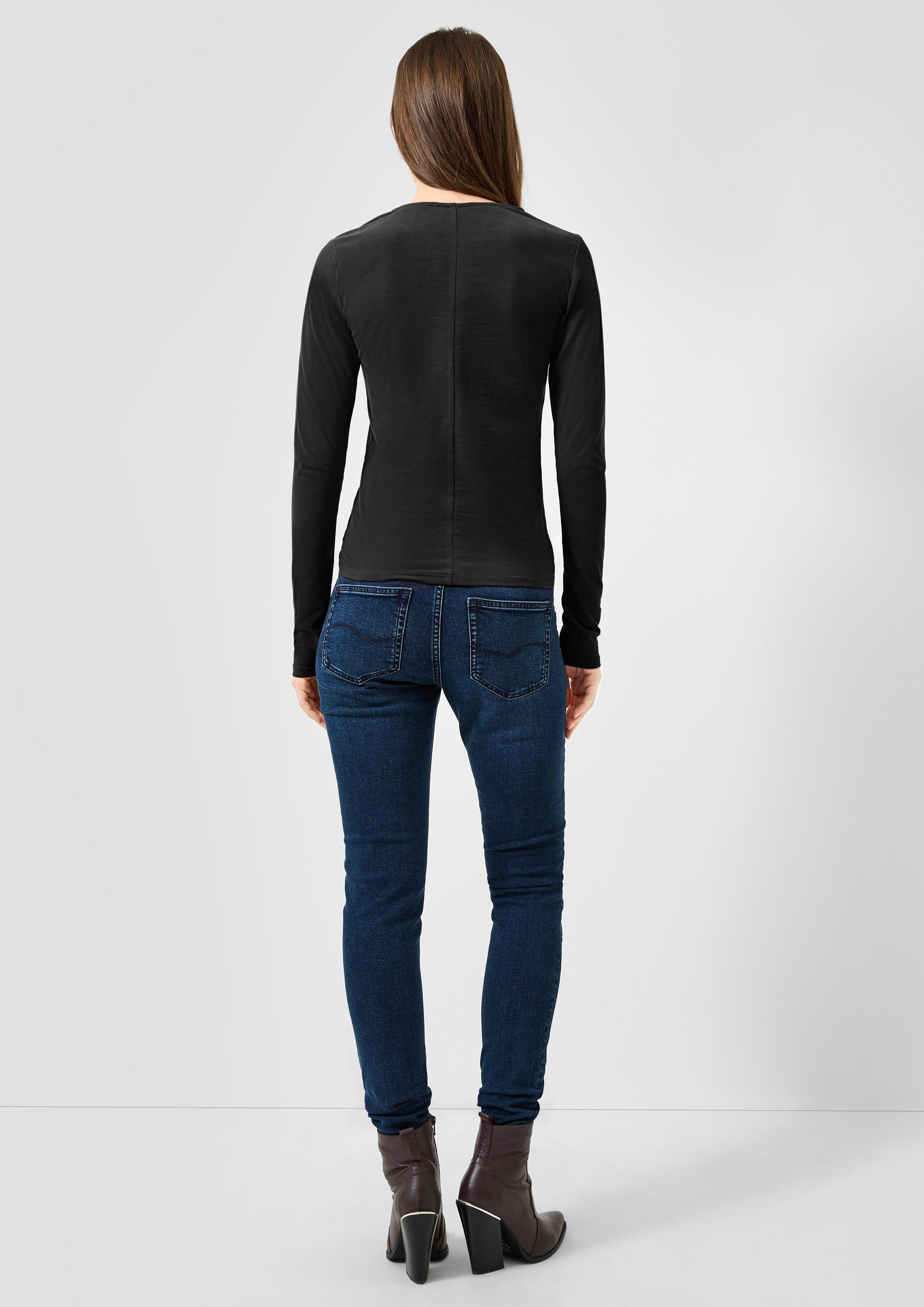 Damen T-Shirt in schwarz von QS