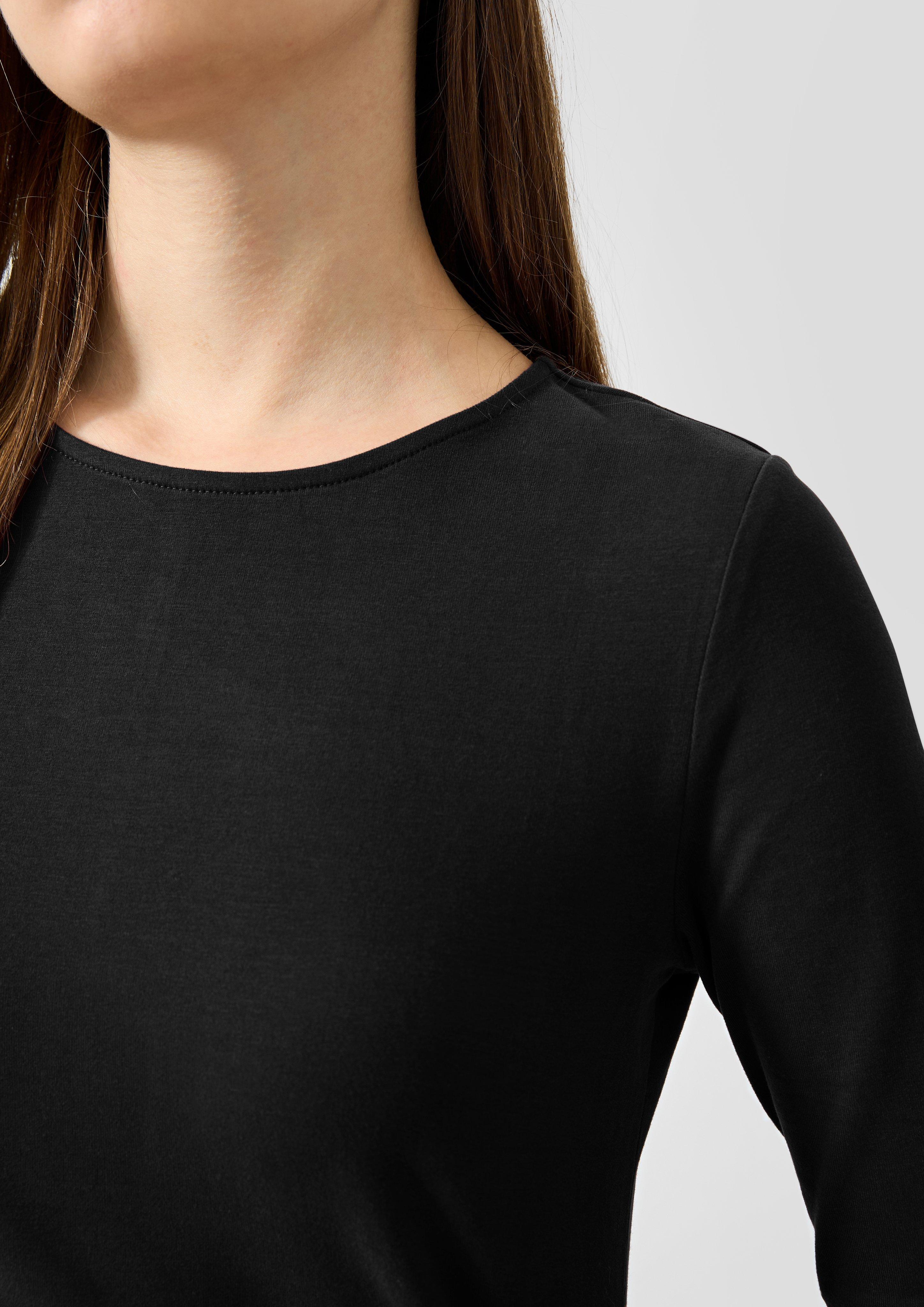 Damen T-Shirt in schwarz von QS