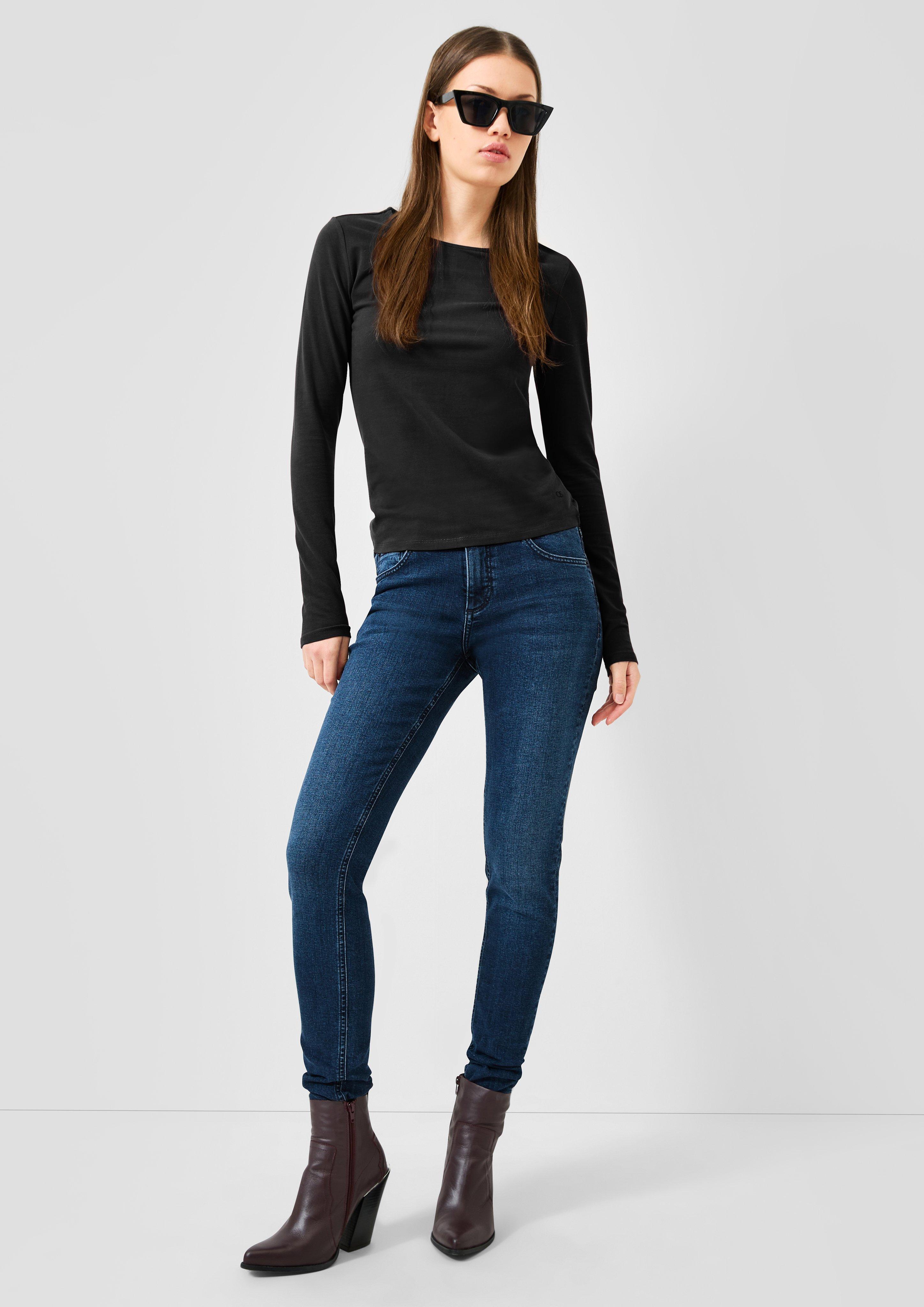 Damen T-Shirt in schwarz von QS