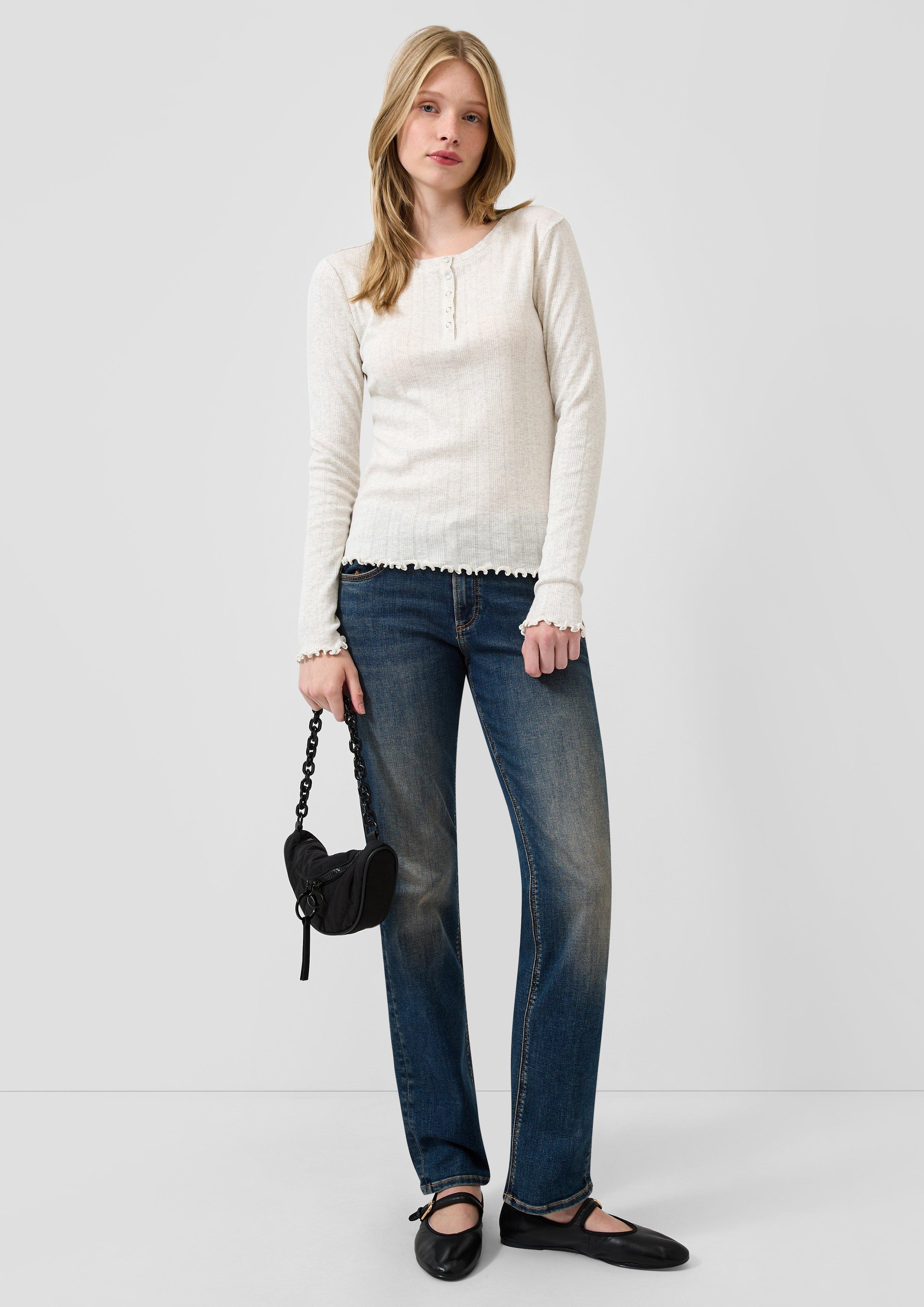 Damen T-Shirt in creme von QS