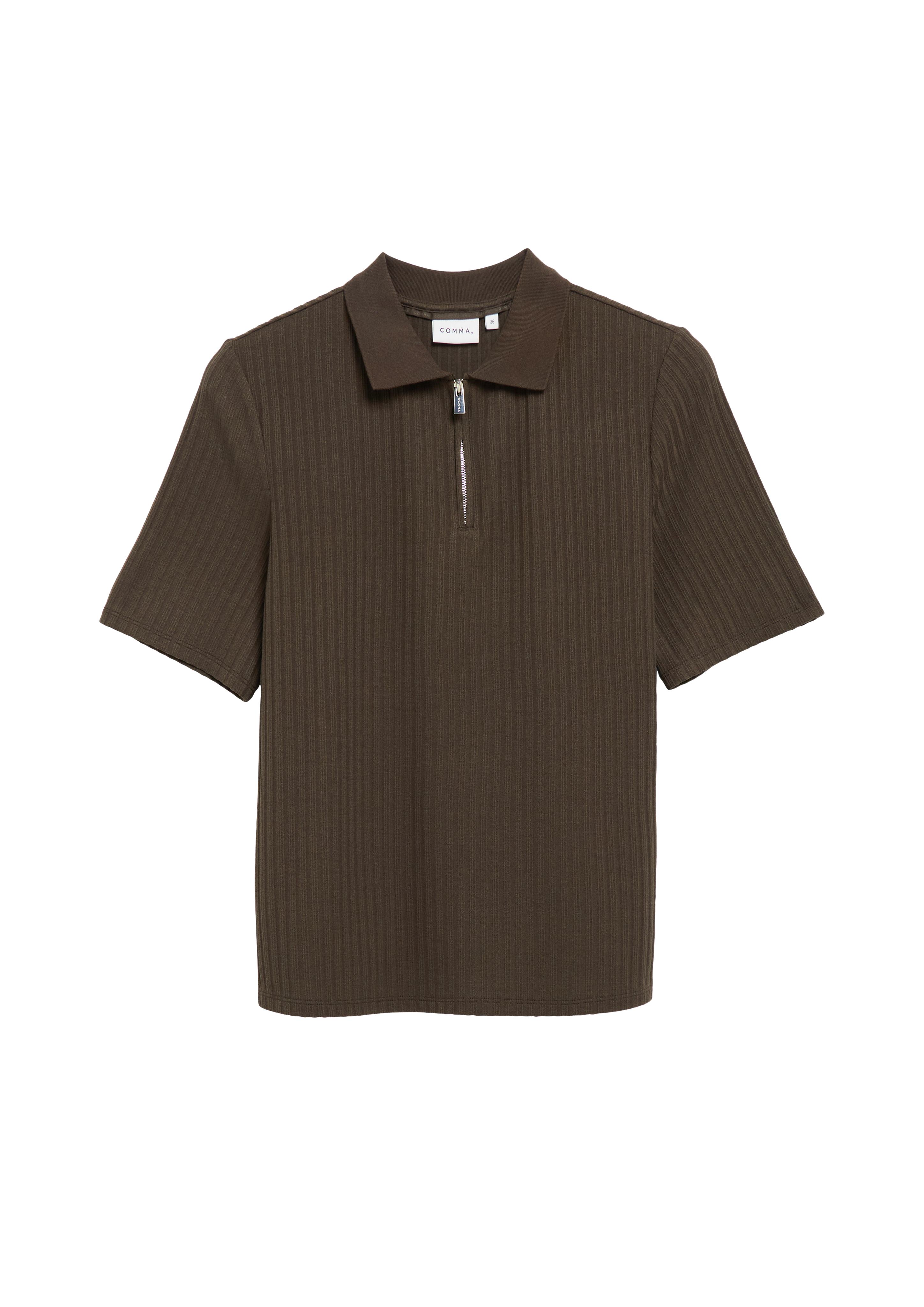 Poloshirt met rits