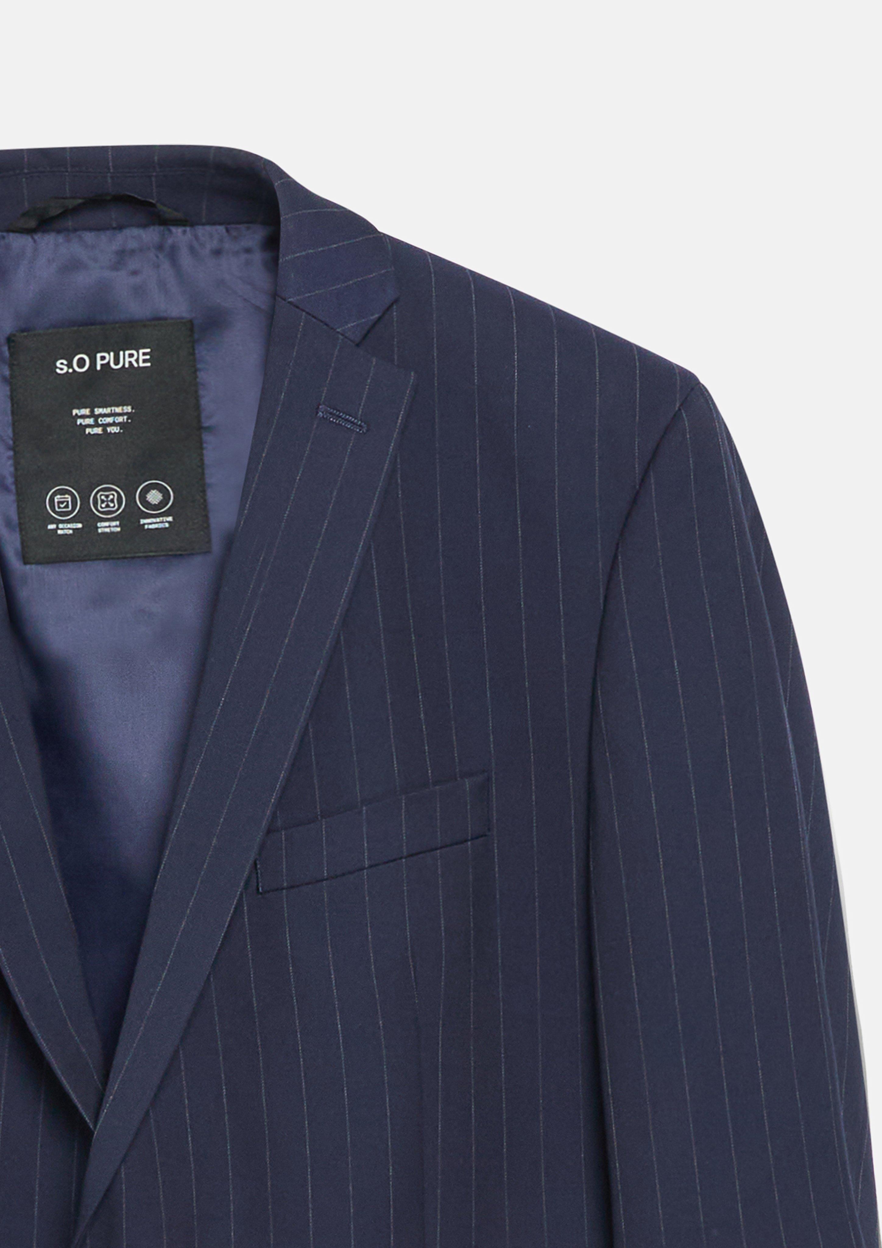 Heren Binnenjas in blauw van s.Oliver BLACK LABEL