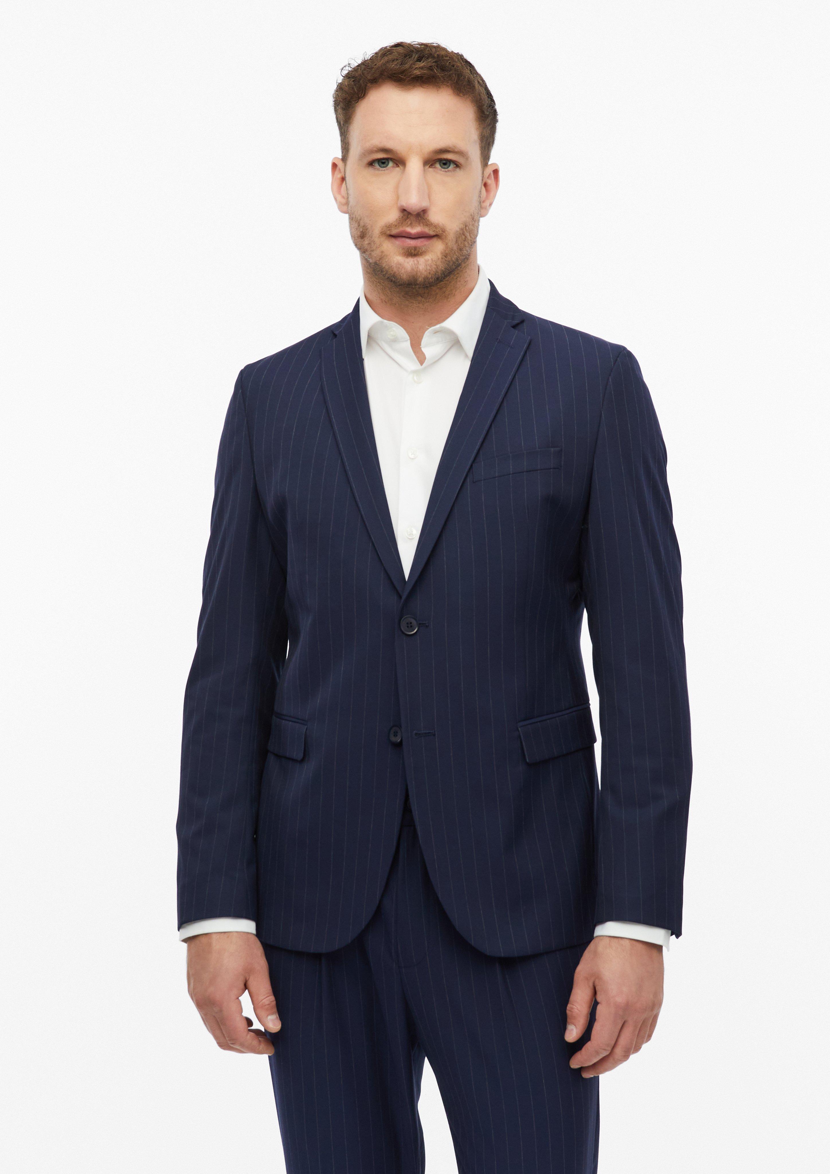 Herren Indoor-Sakko in blau von s.Oliver BLACK LABEL