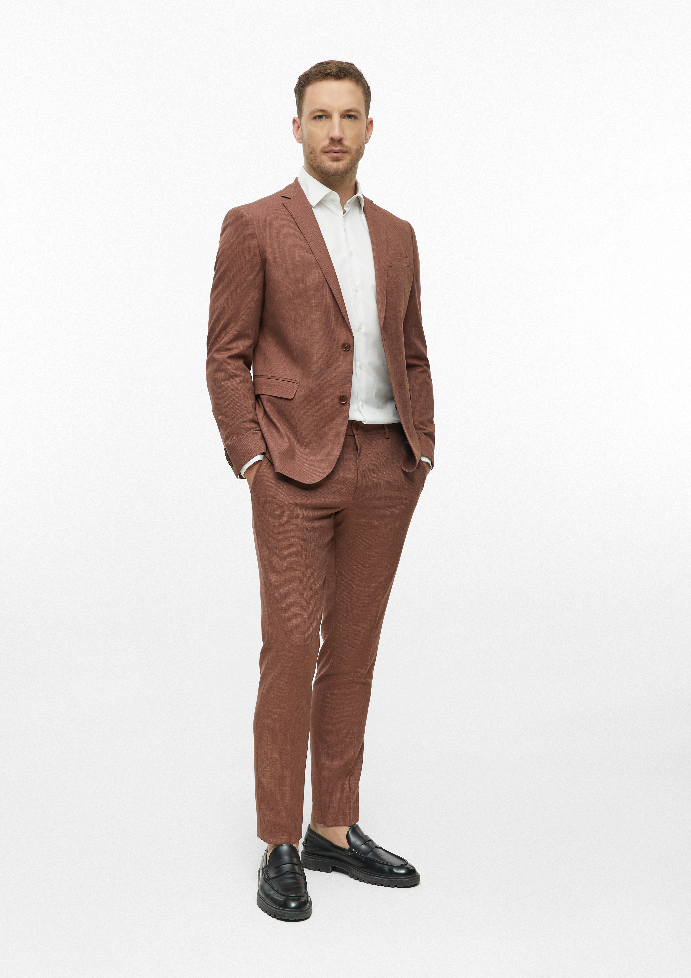 Herren Indoor-Sakko in rot von s.Oliver BLACK LABEL