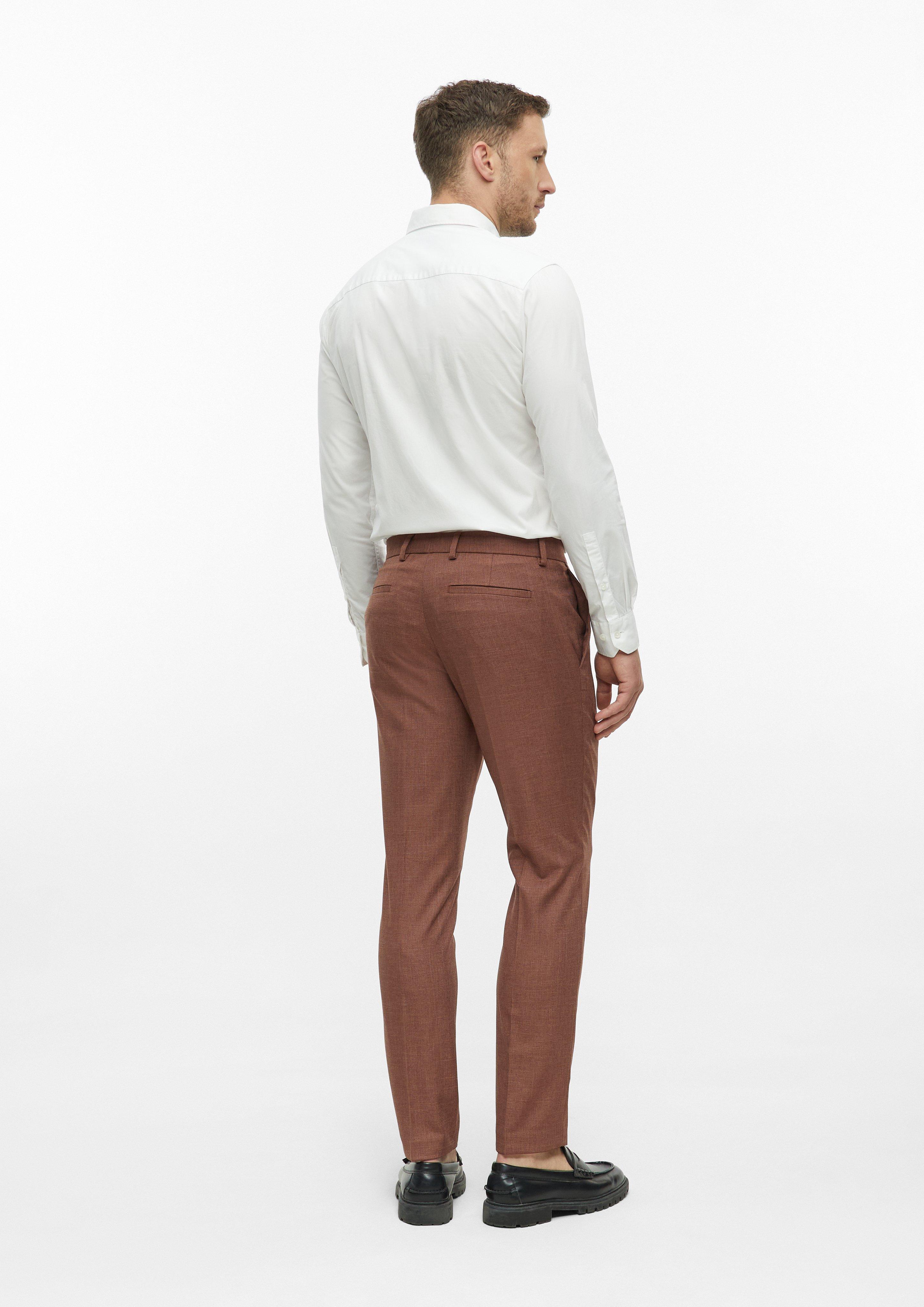 Herren Anzughose in rot von s.Oliver BLACK LABEL