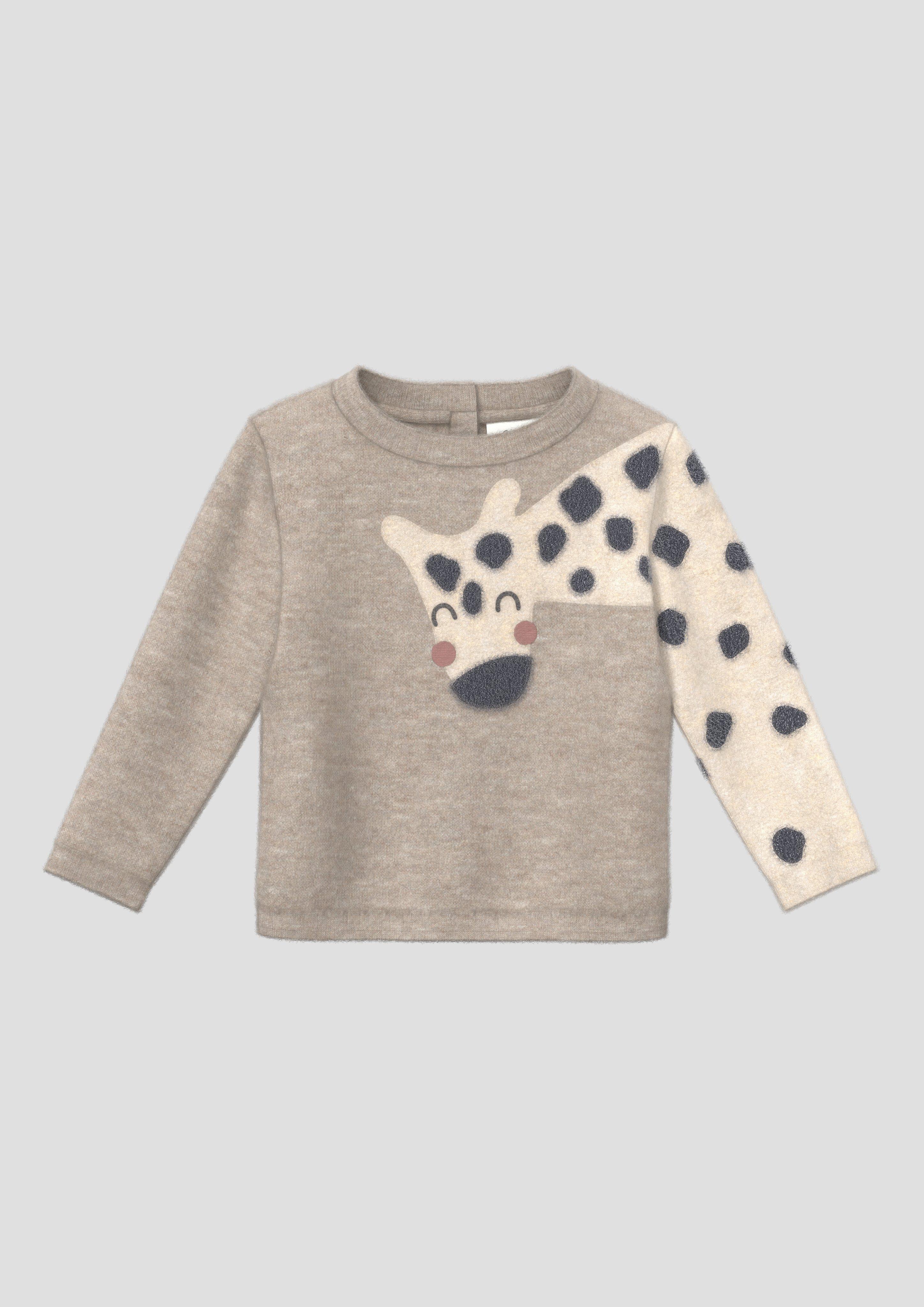 Junior Pull en tricot en brun de s.Oliver