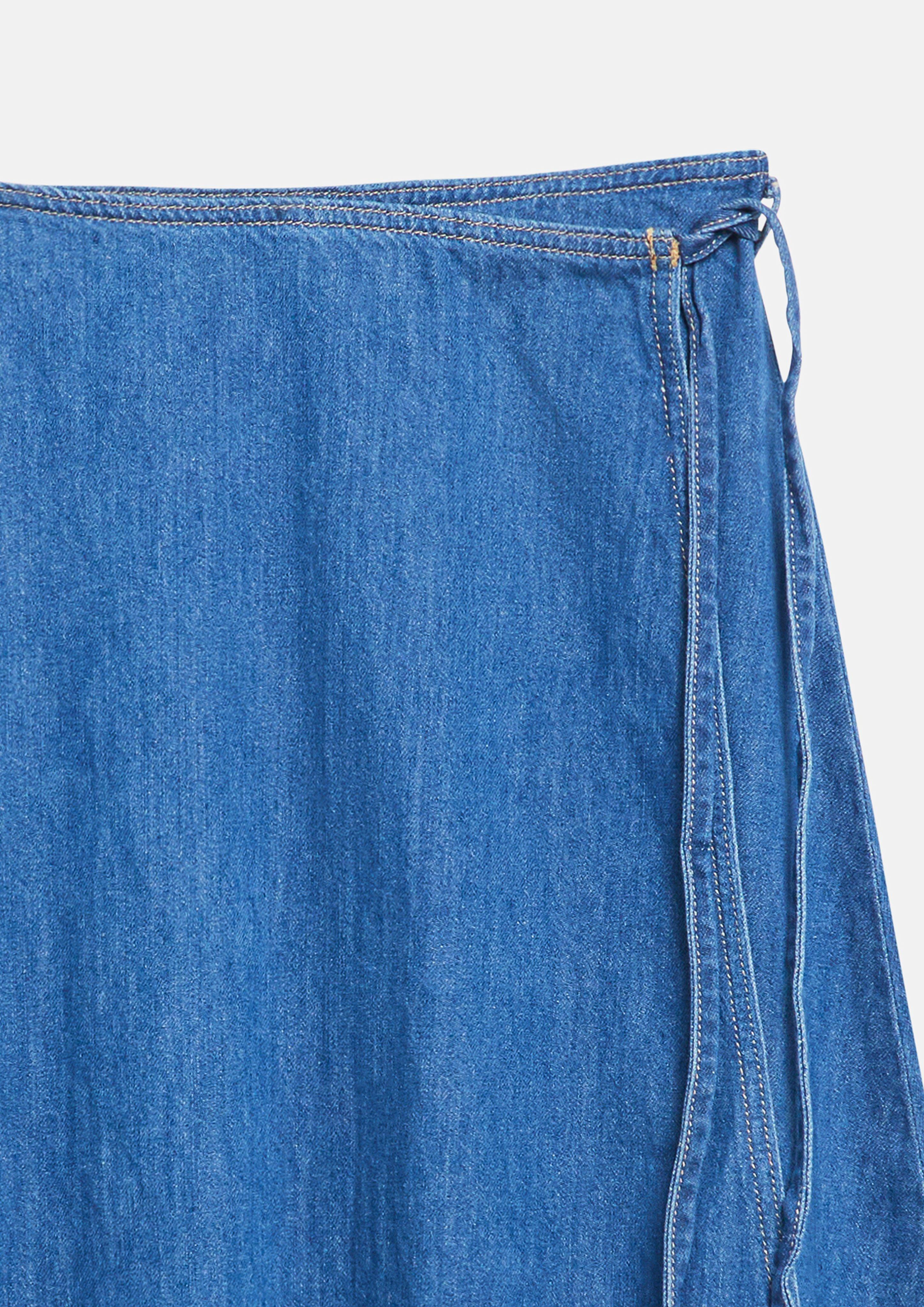 Women Denim Wrap Skirt in blue by s.Oliver
