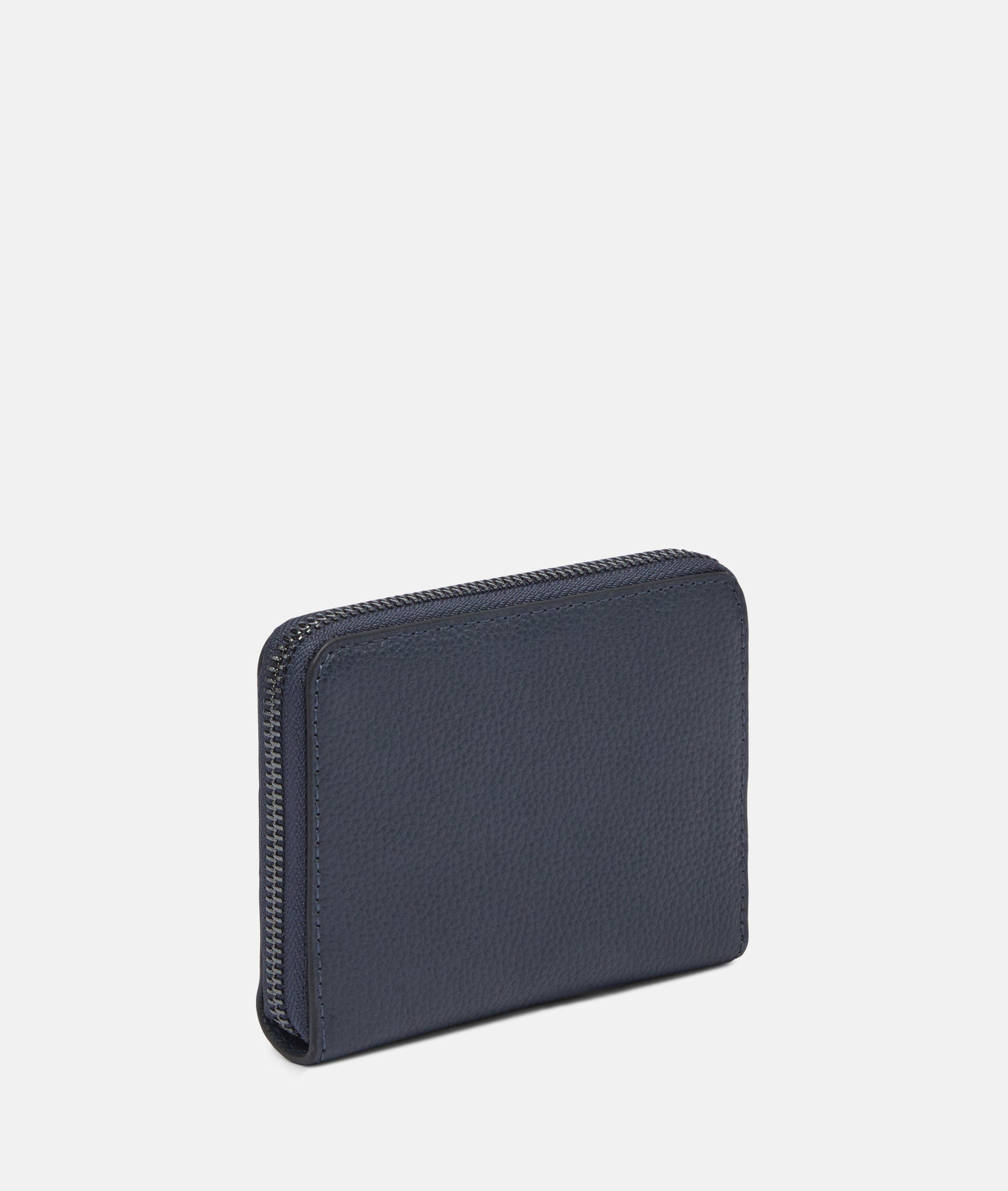 Conny Geldbörse M in blau, schwarz & braun