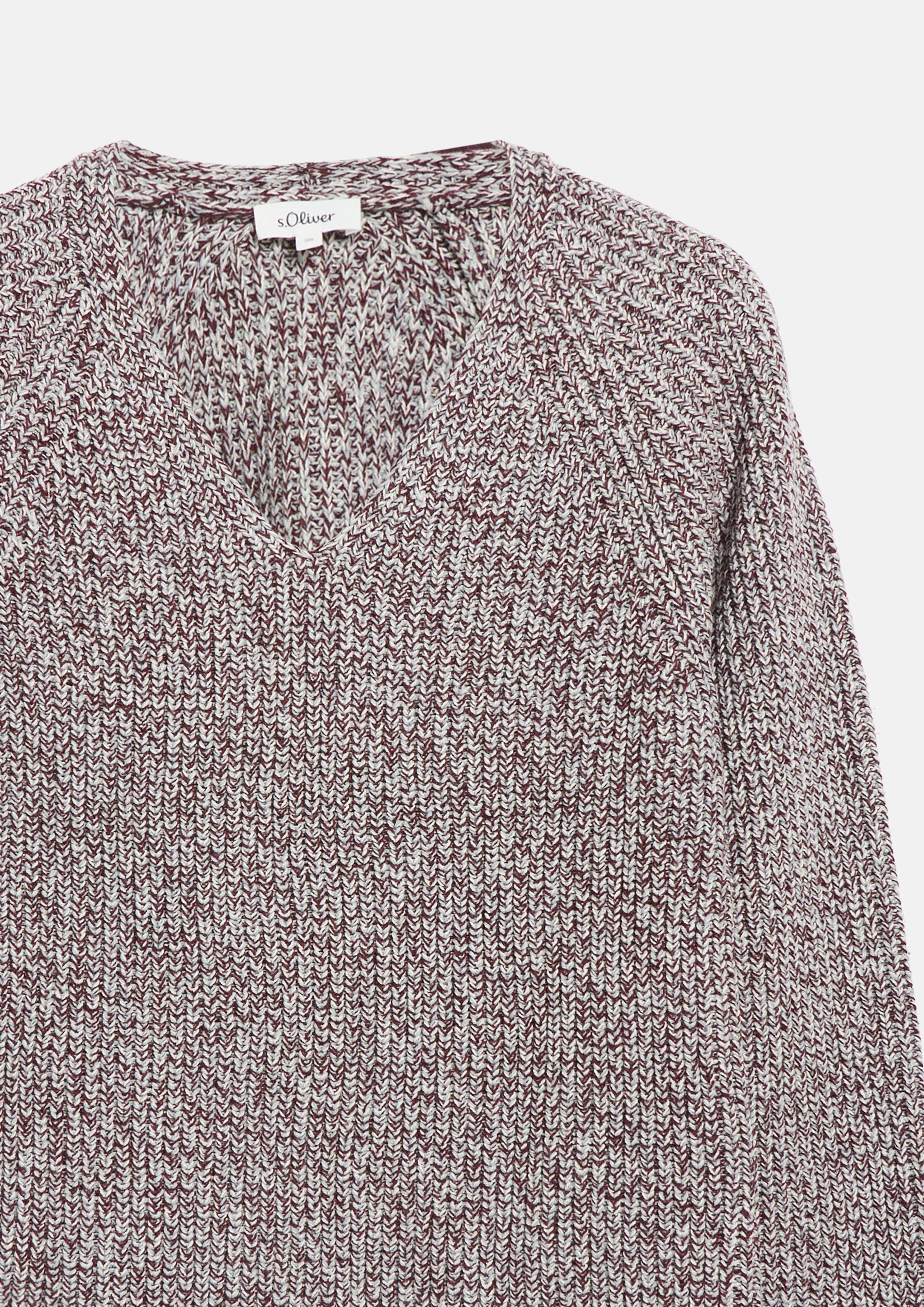 Femmes Pull en tricot en rouge de s.Oliver