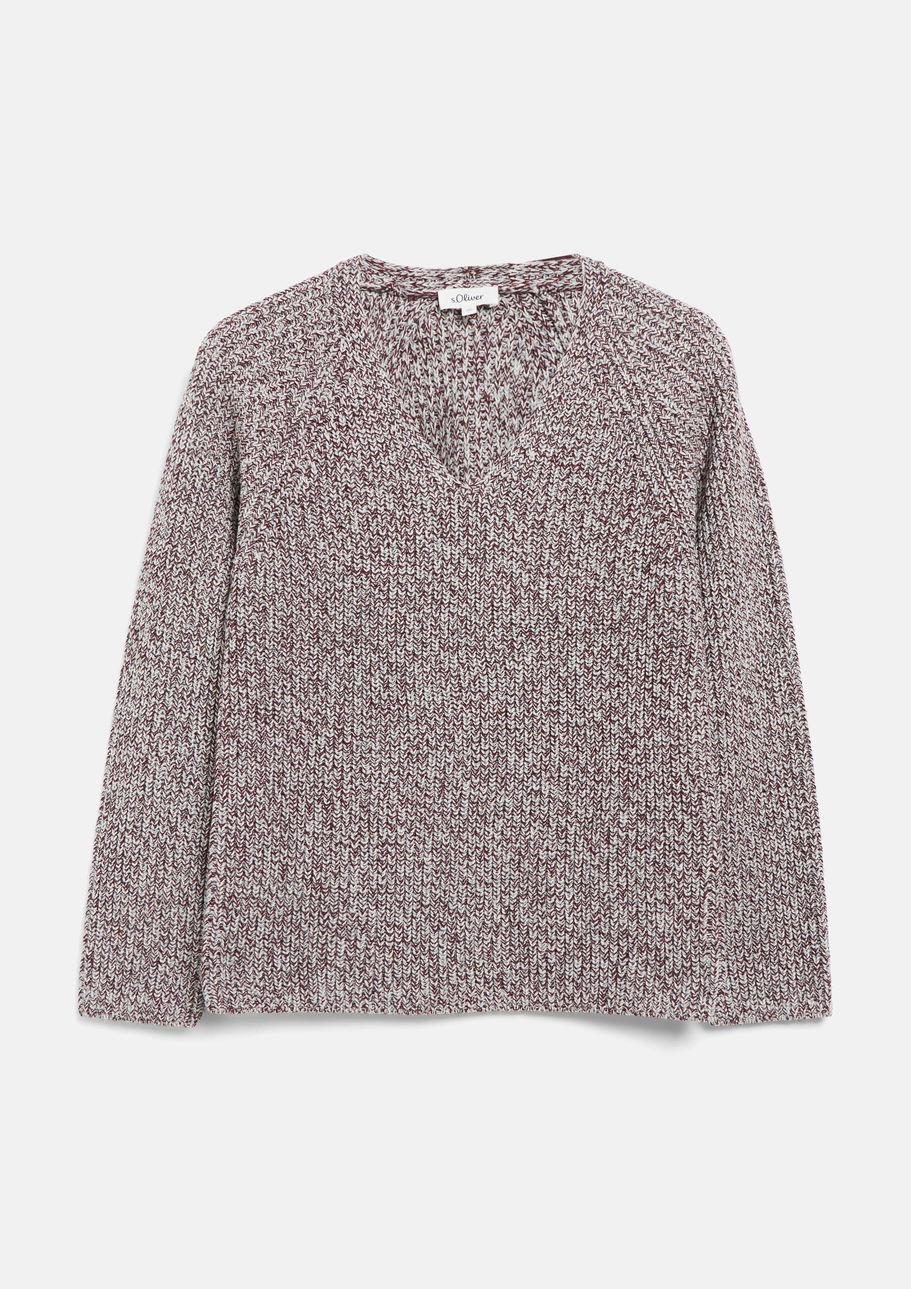 Femmes Pull en tricot en rouge de s.Oliver