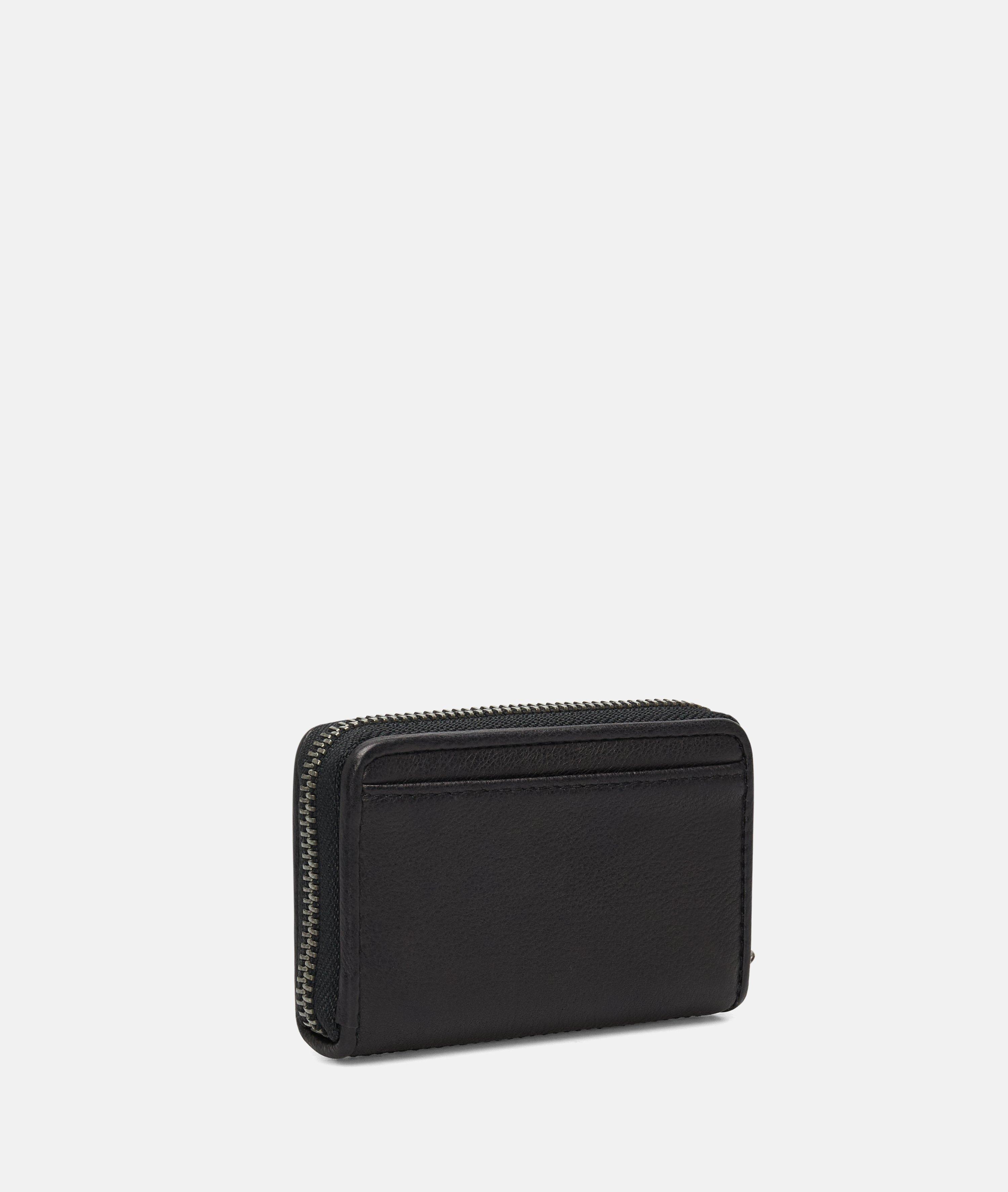 Wallet in black & blue