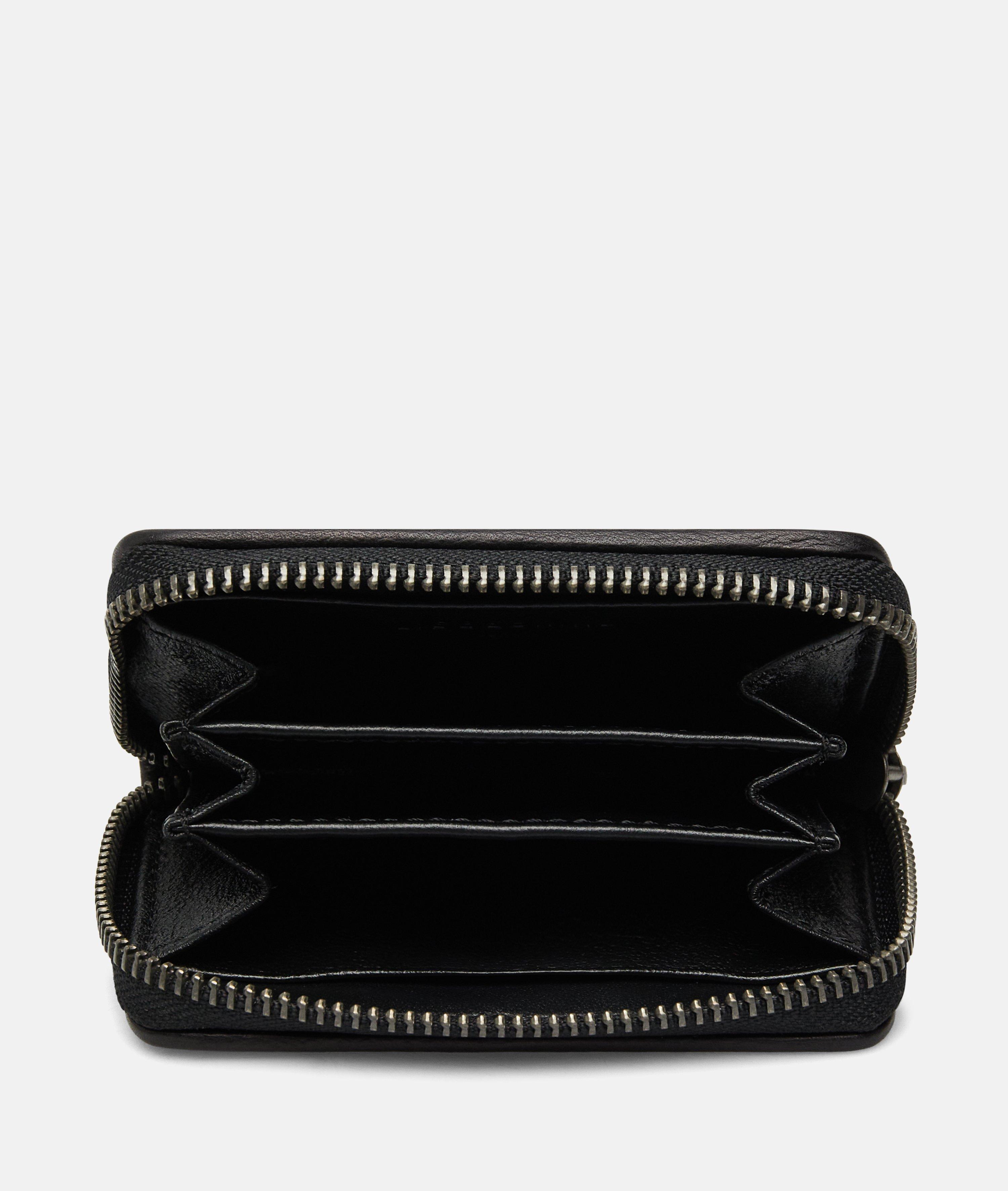 Wallet in black & blue
