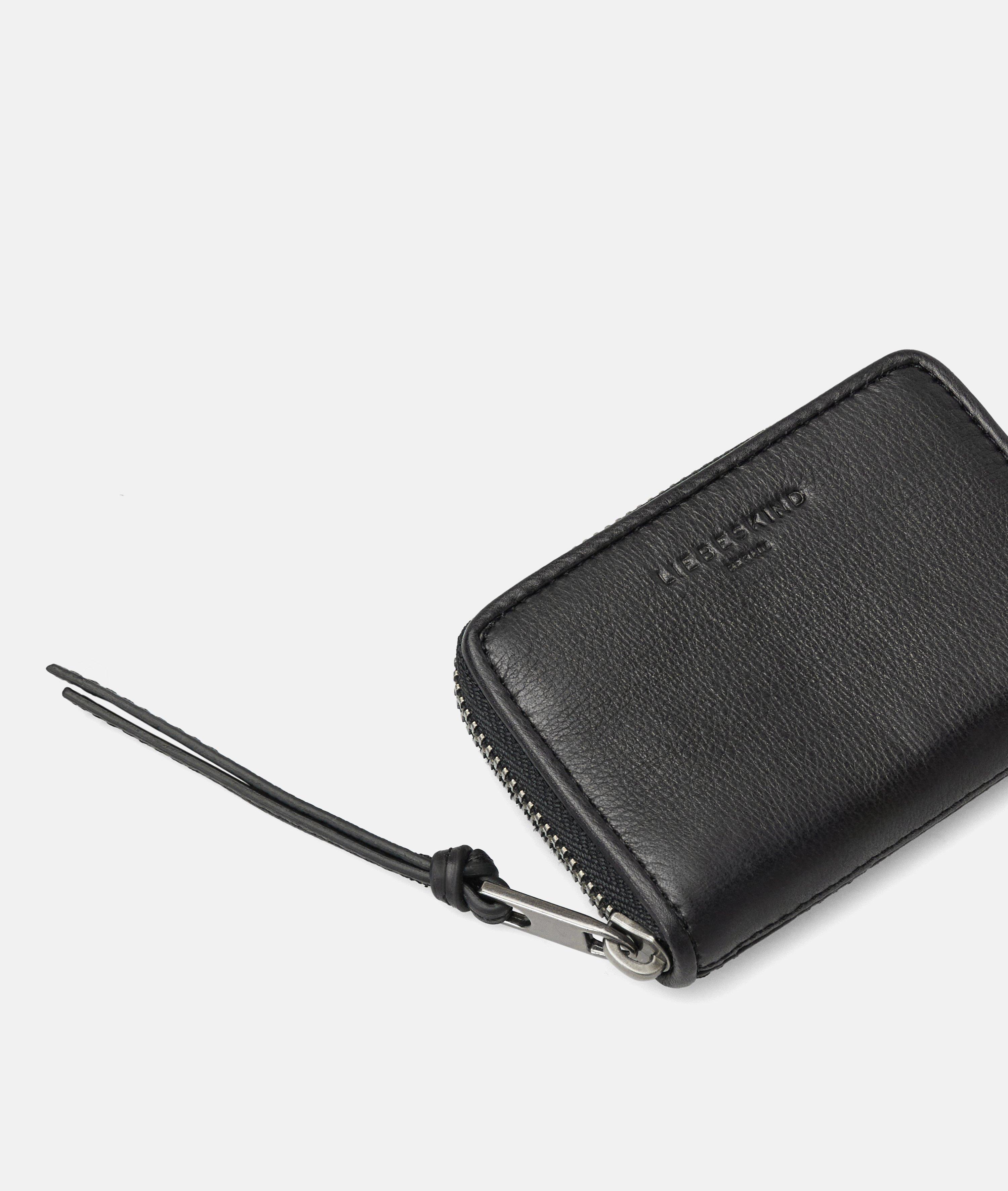 Wallet in black & blue