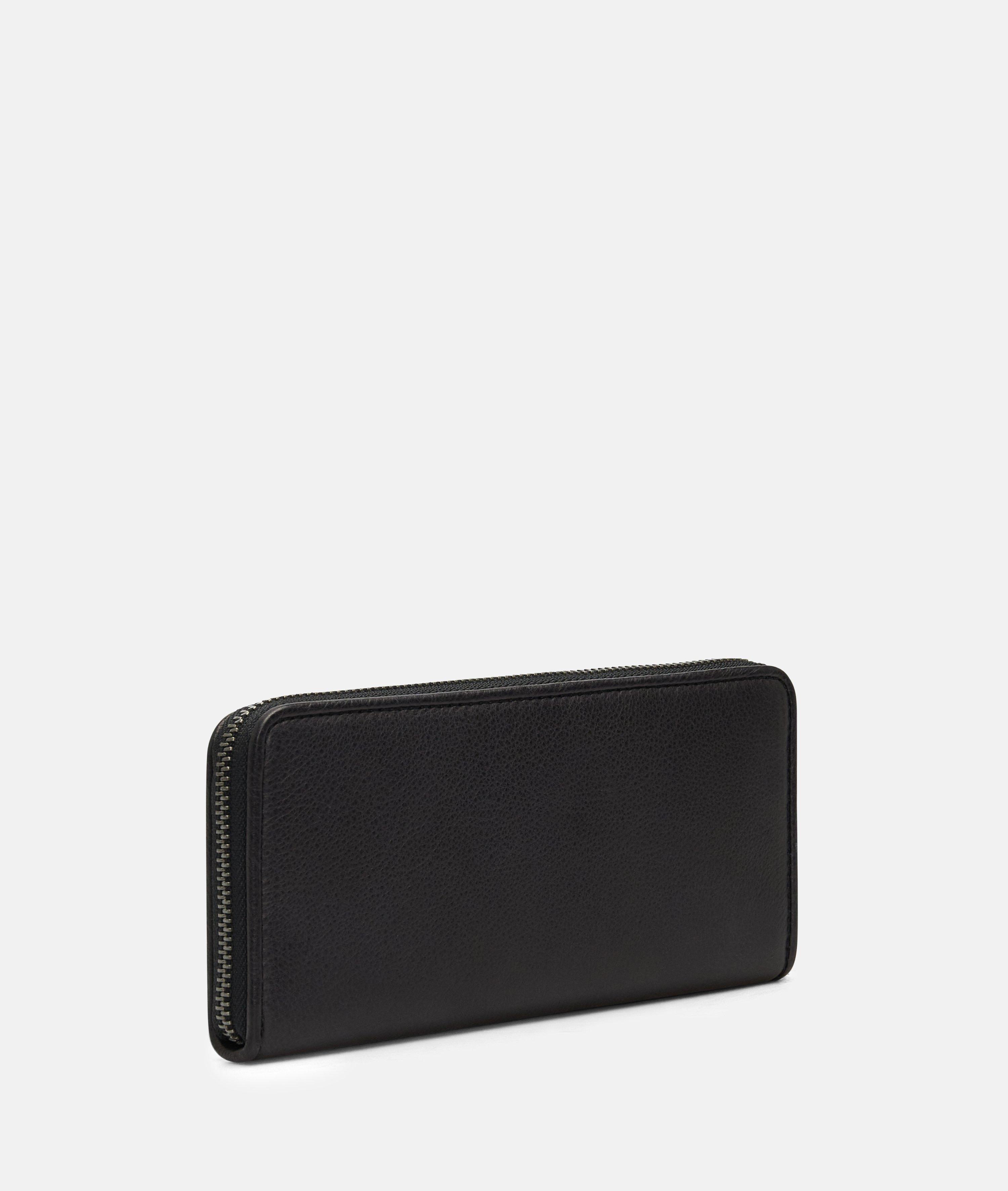 Wallet in black & blue