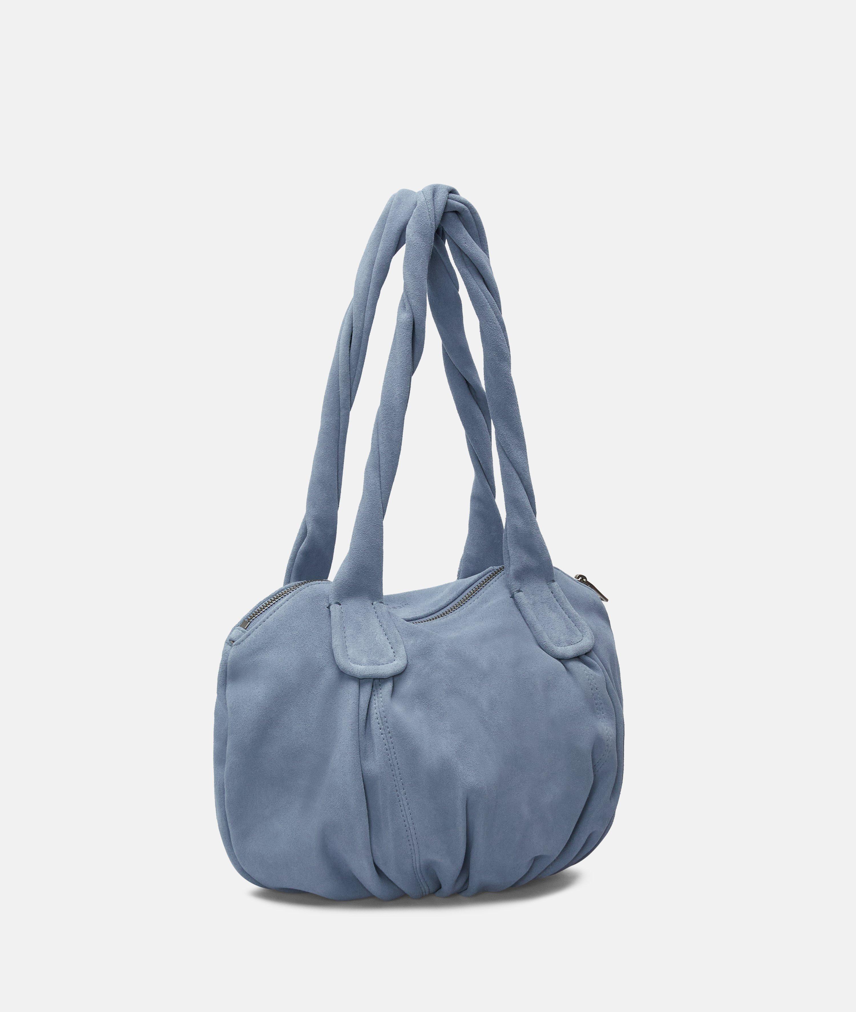 Shopper in blue & yellow