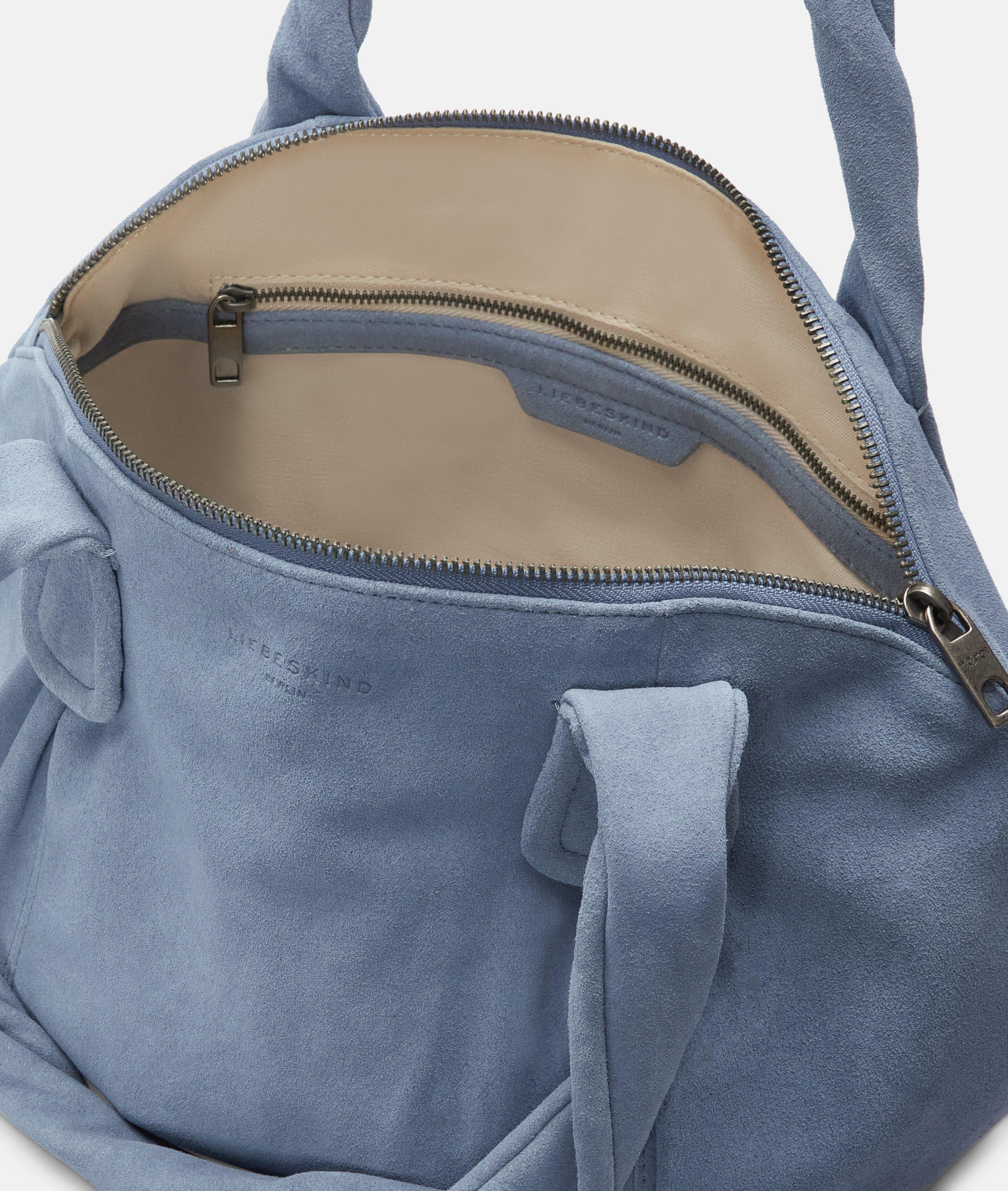 Shopper in blue & yellow