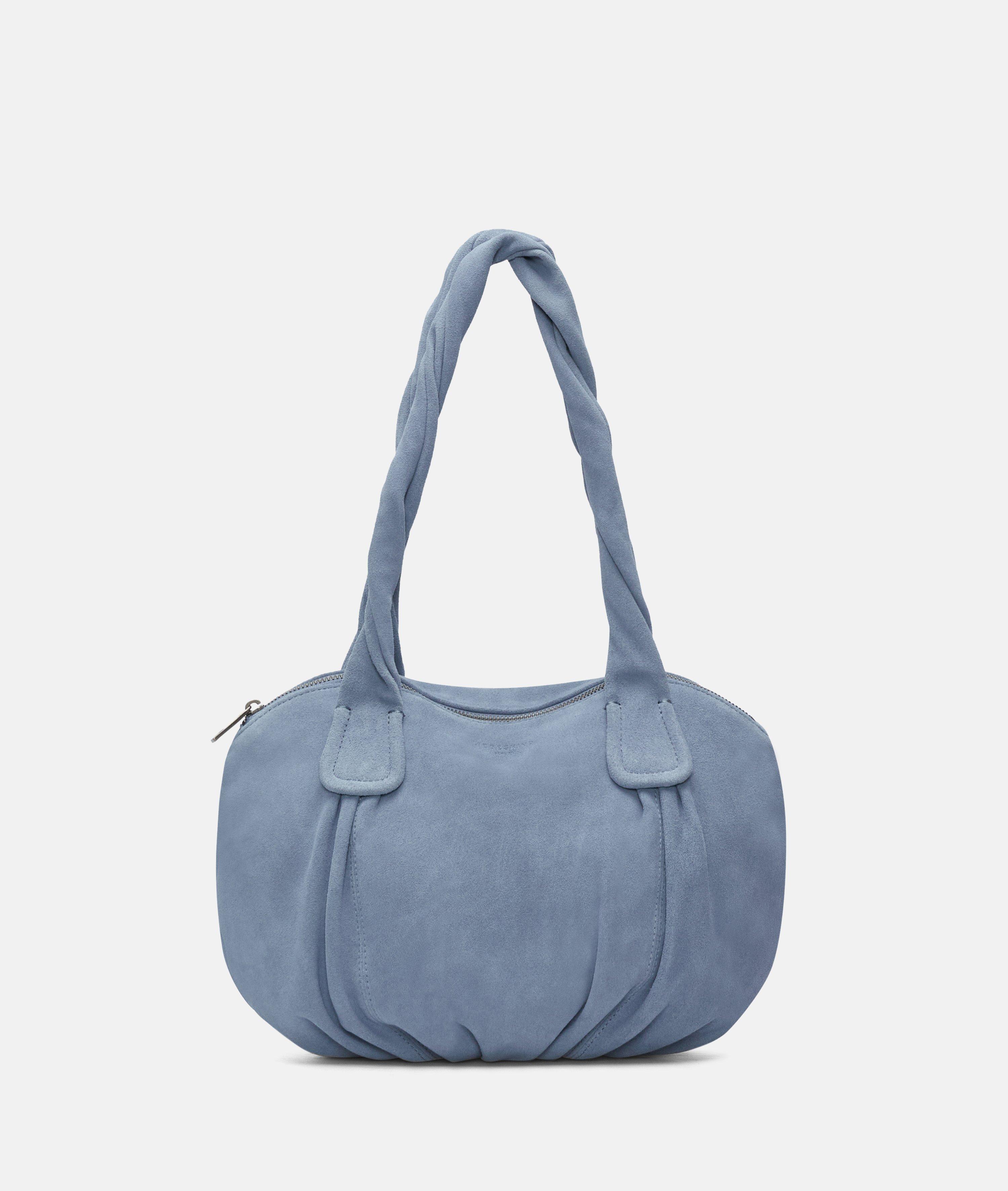Shopper in blue & yellow