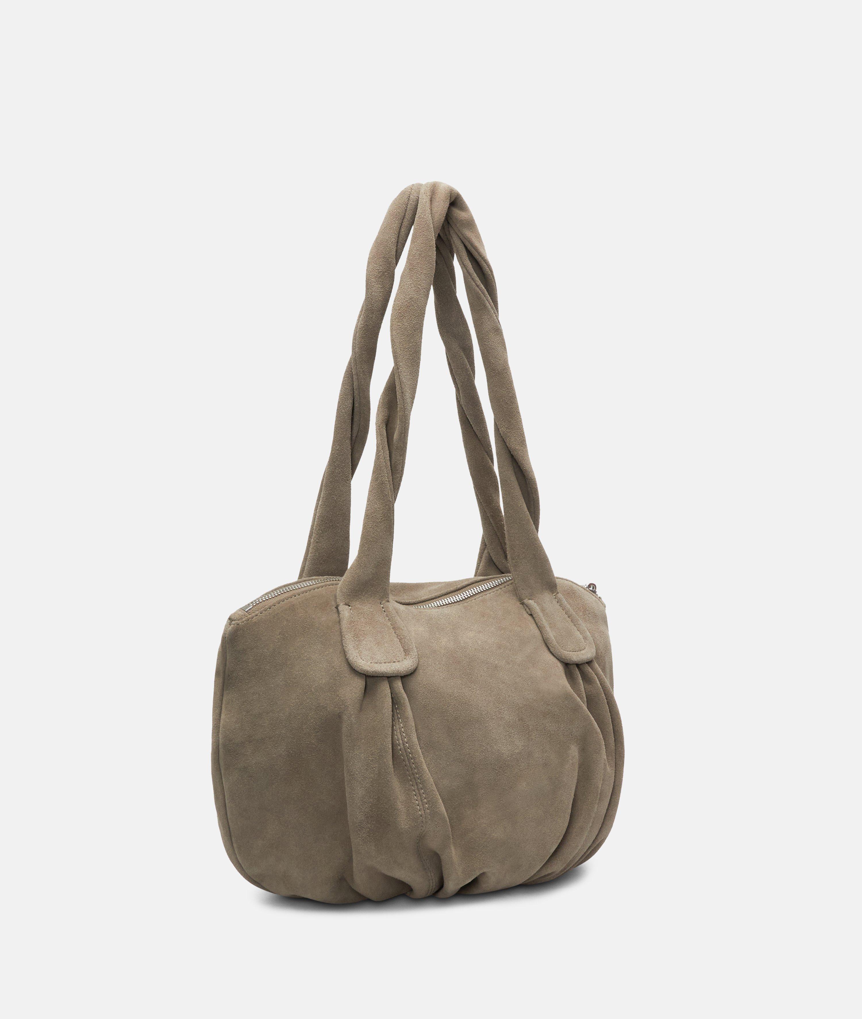 Shopper in olive & yellow