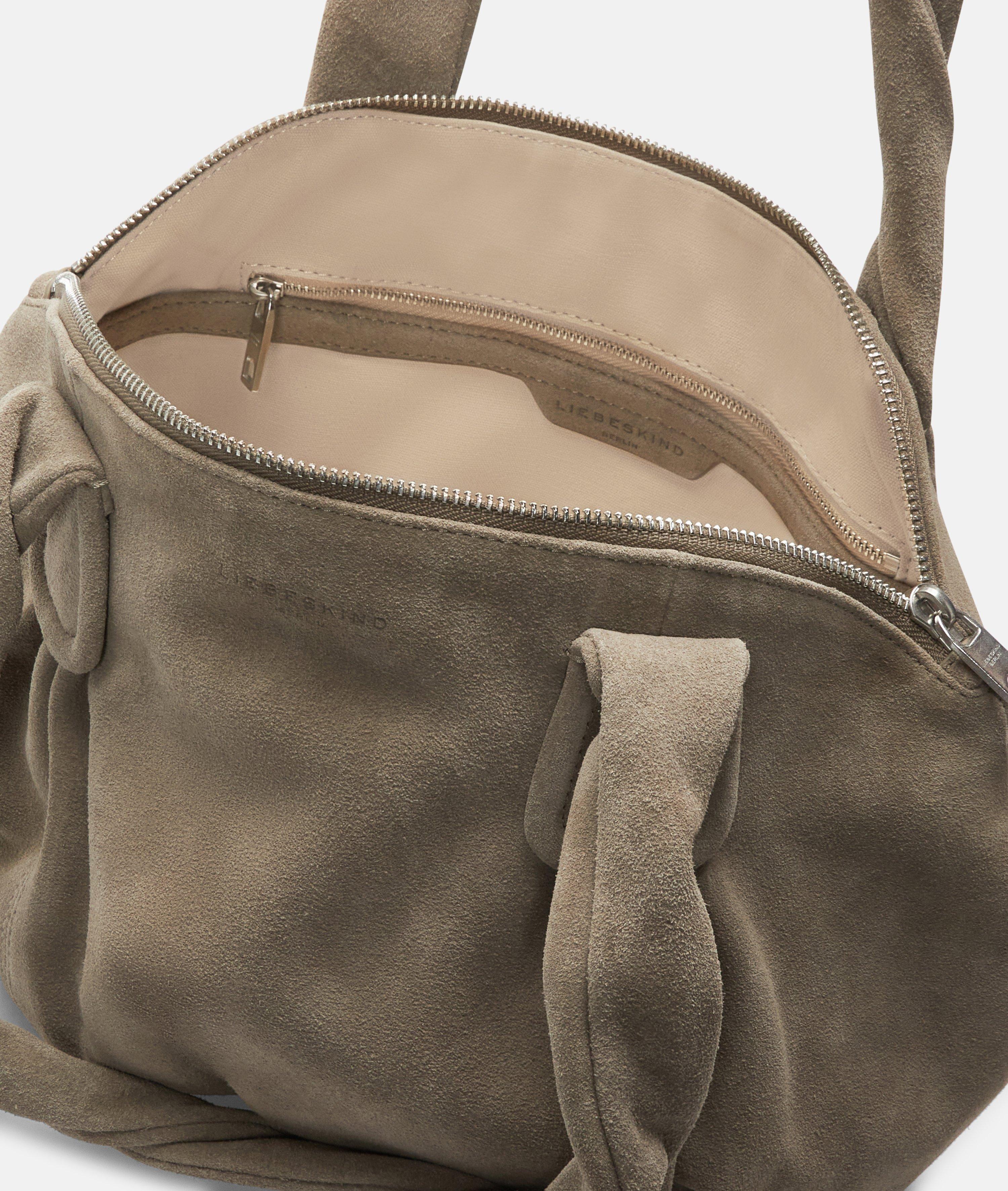 Shopper in olive & yellow