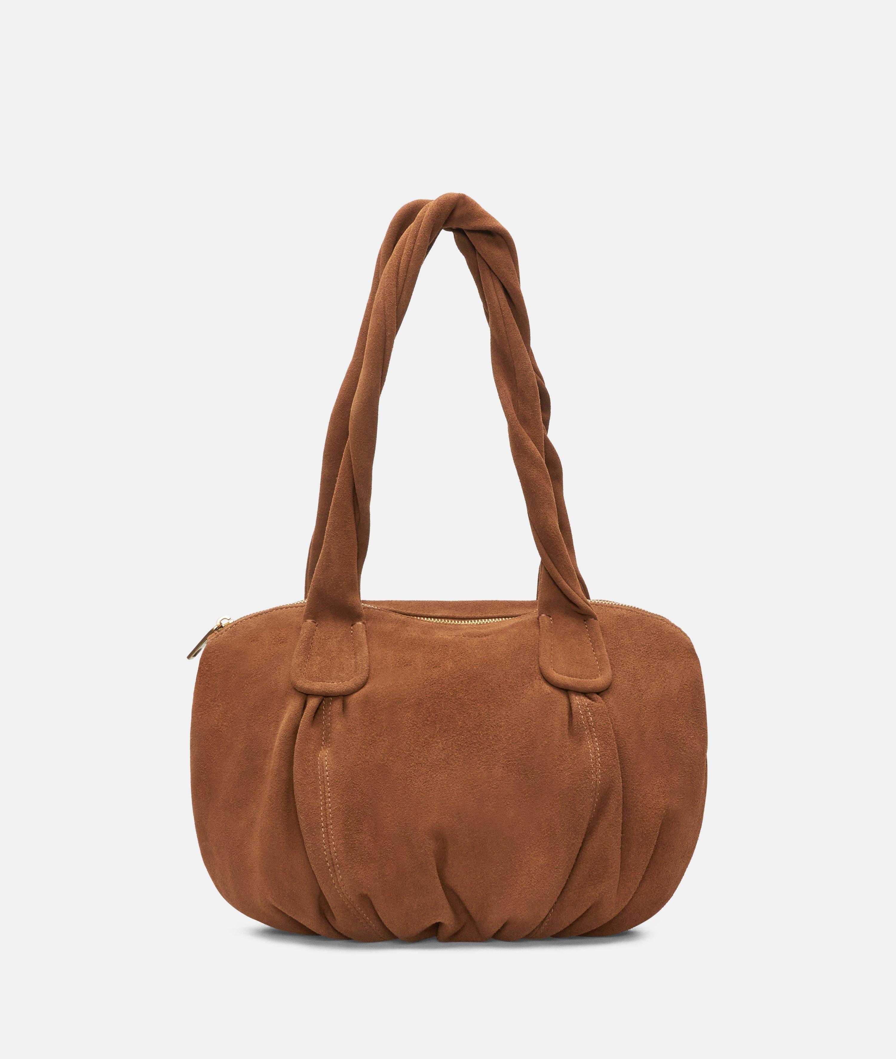 Shopper in brown & yellow