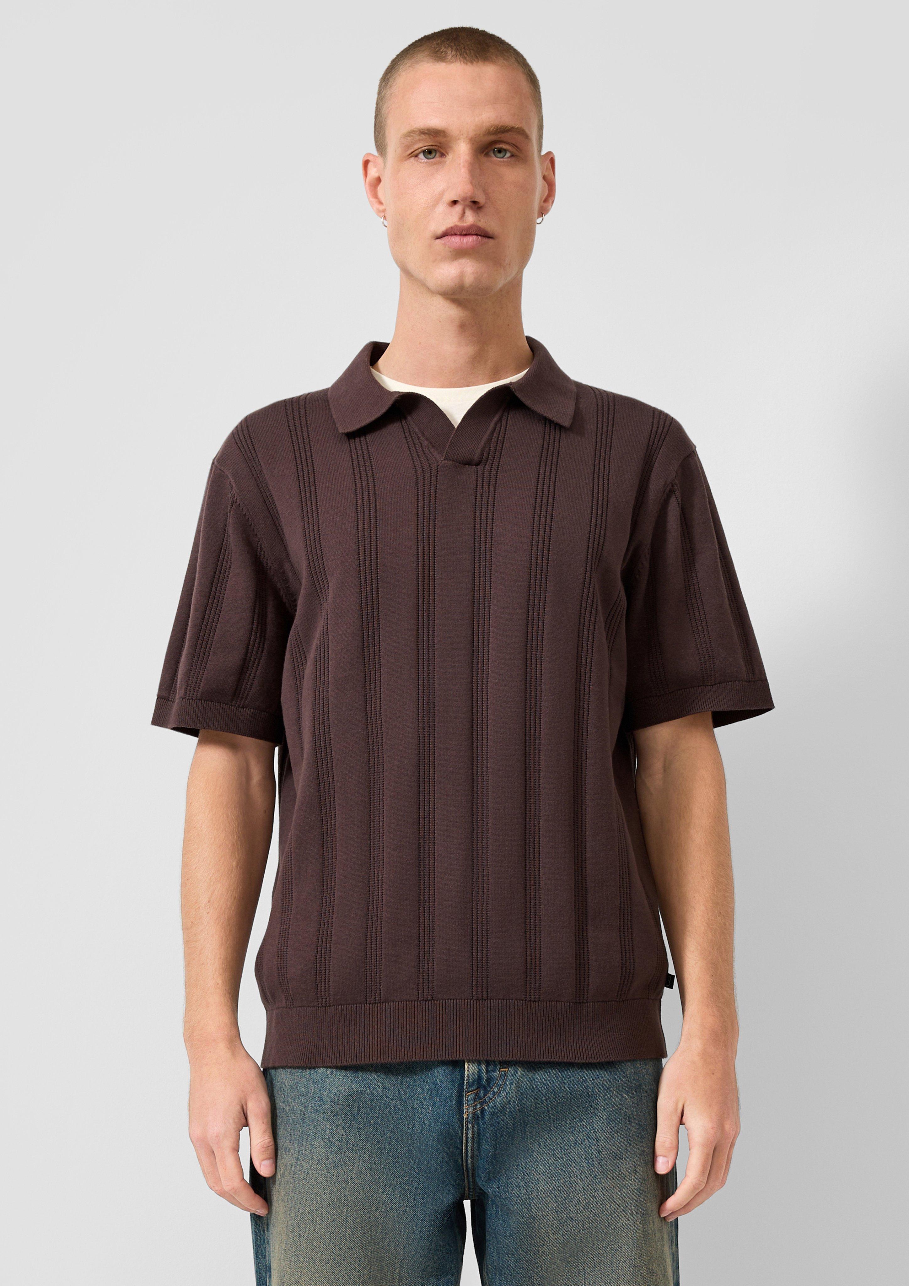 Hommes Polo en brun de QS