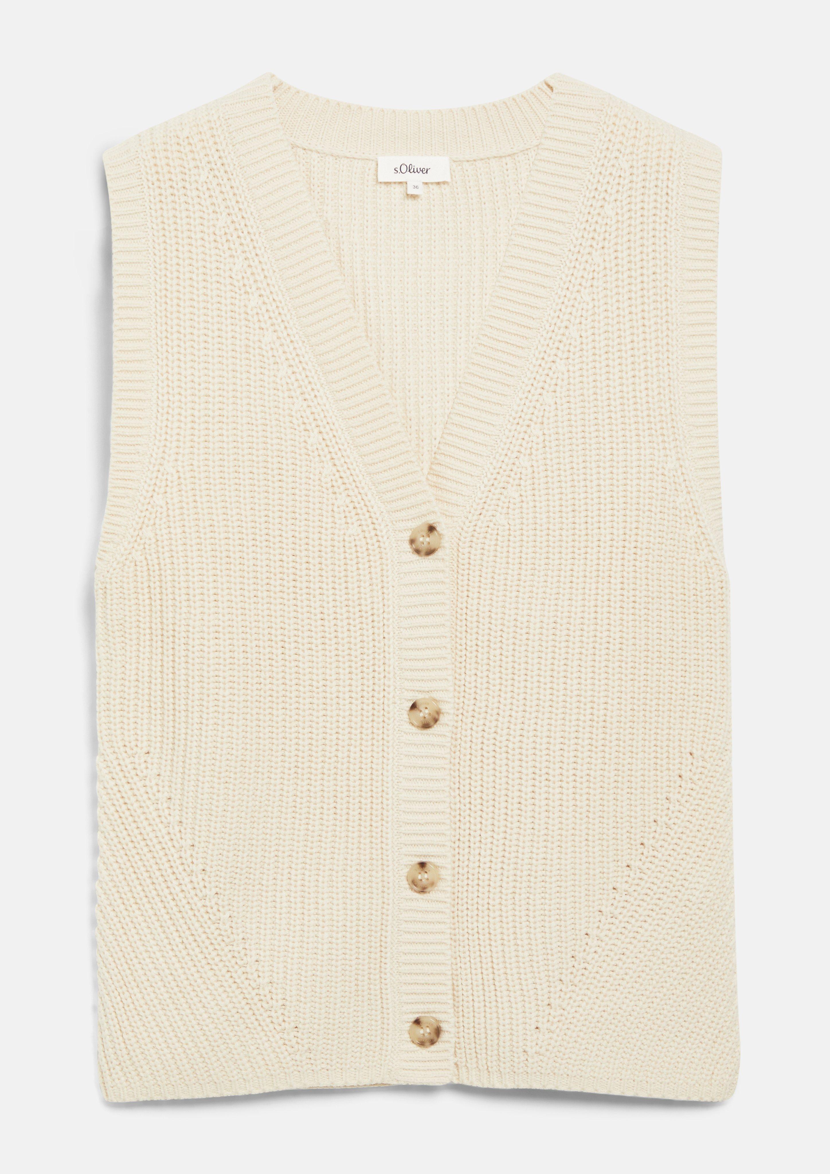 Damen Strickjacke in creme von s.Oliver
