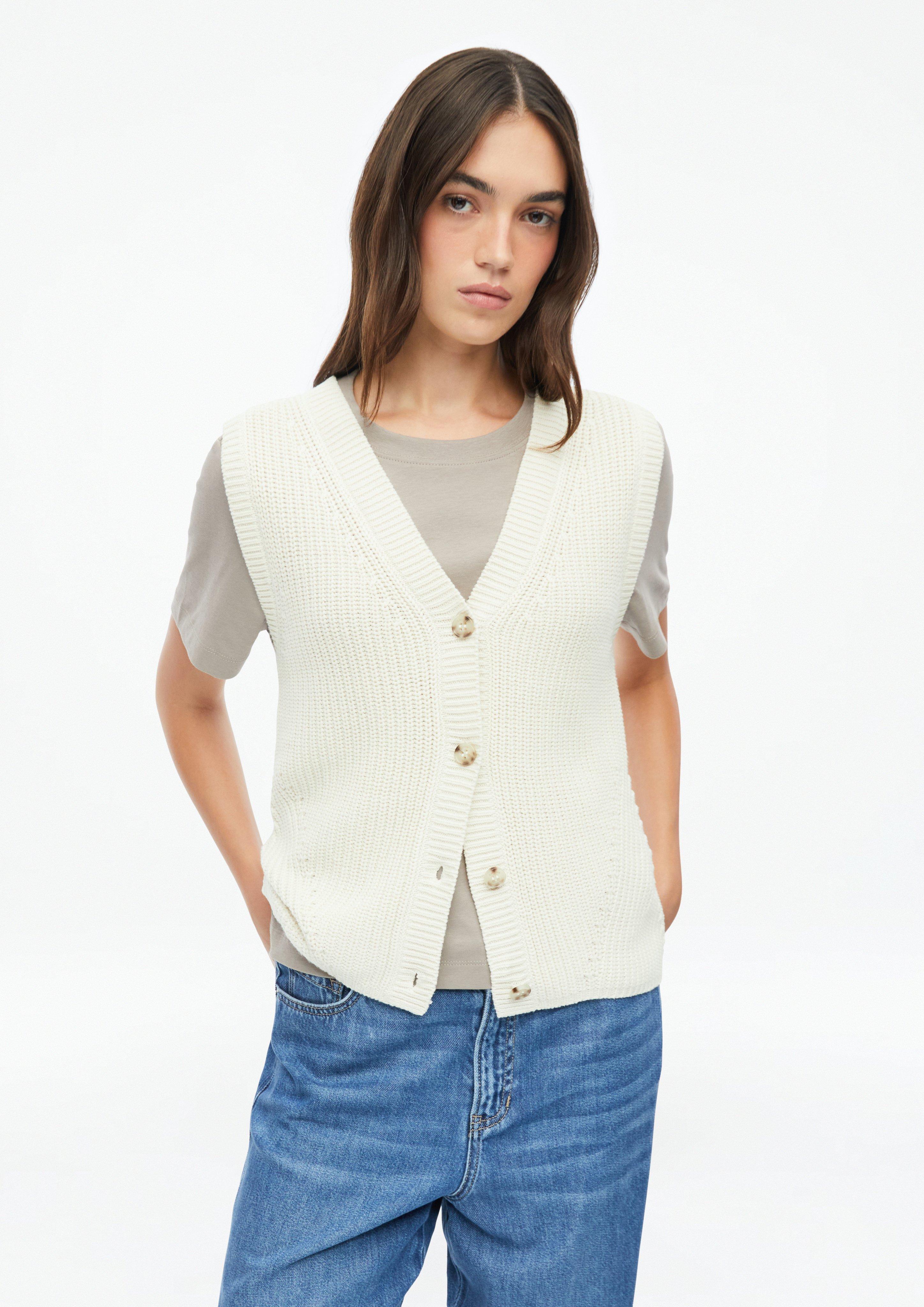 Strickjacke in Farbe creme von s.Oliver