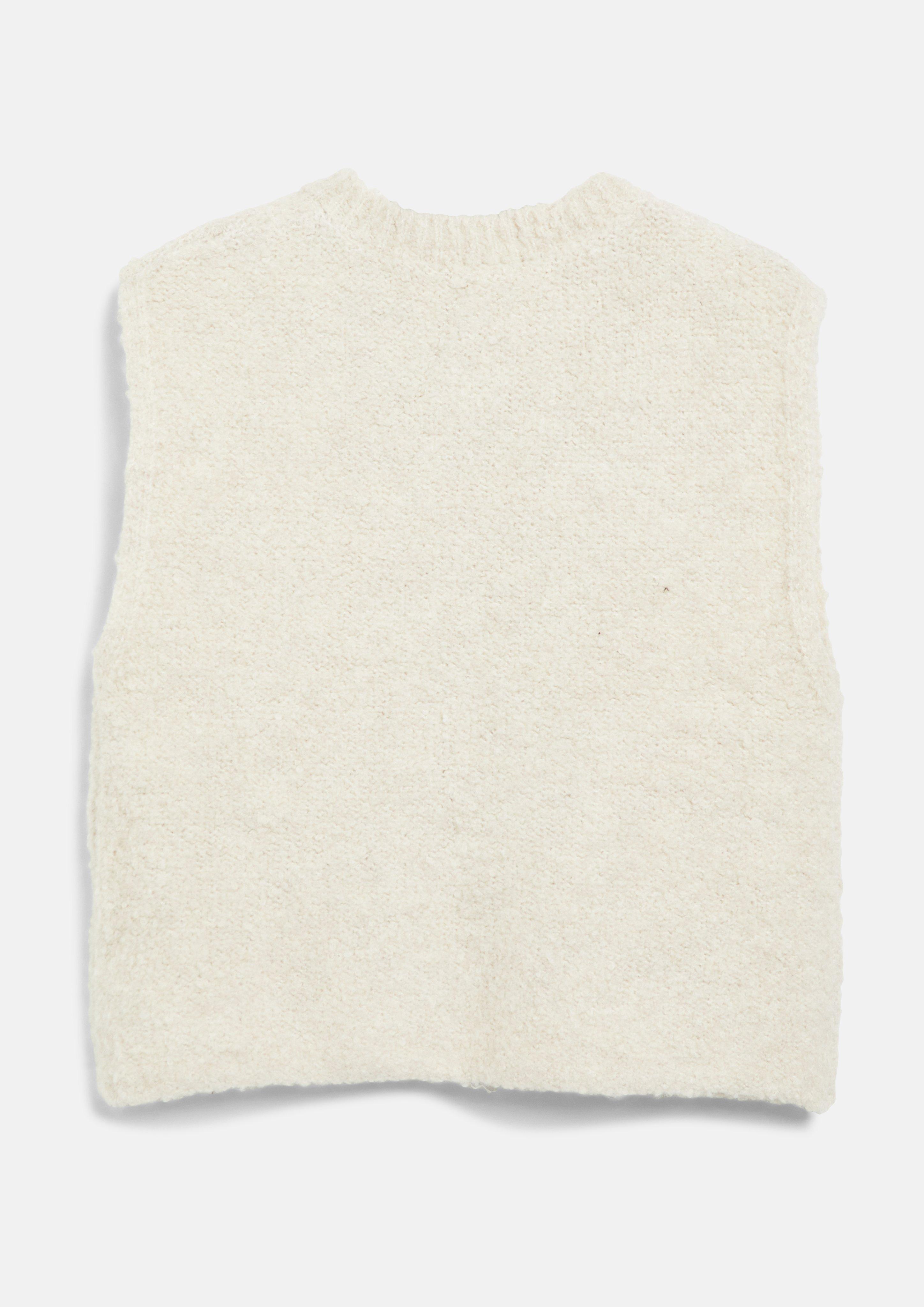 Dames Gebreid Vest in beige van s.Oliver