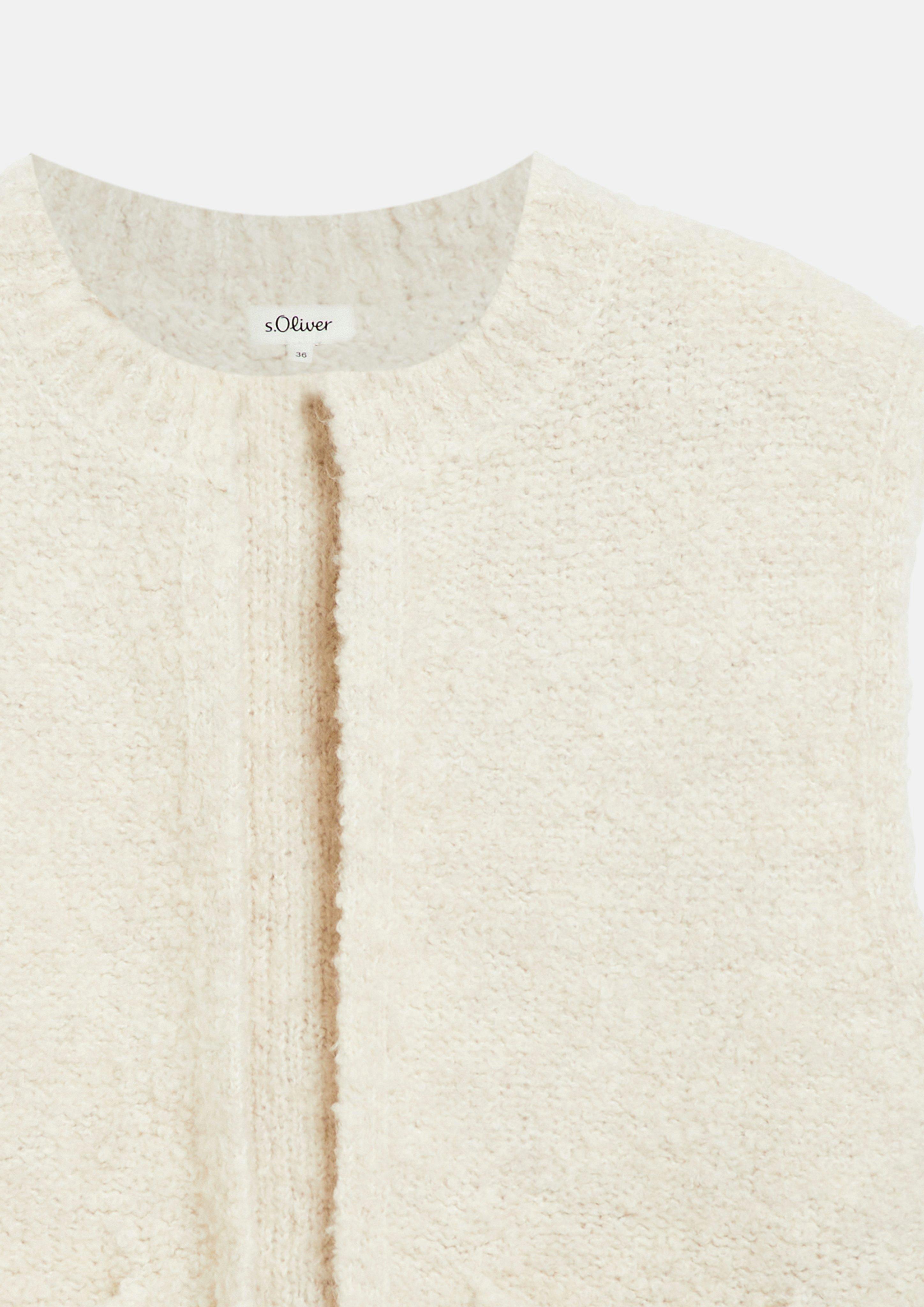 Femmes Veste en tricot en beige de s.Oliver
