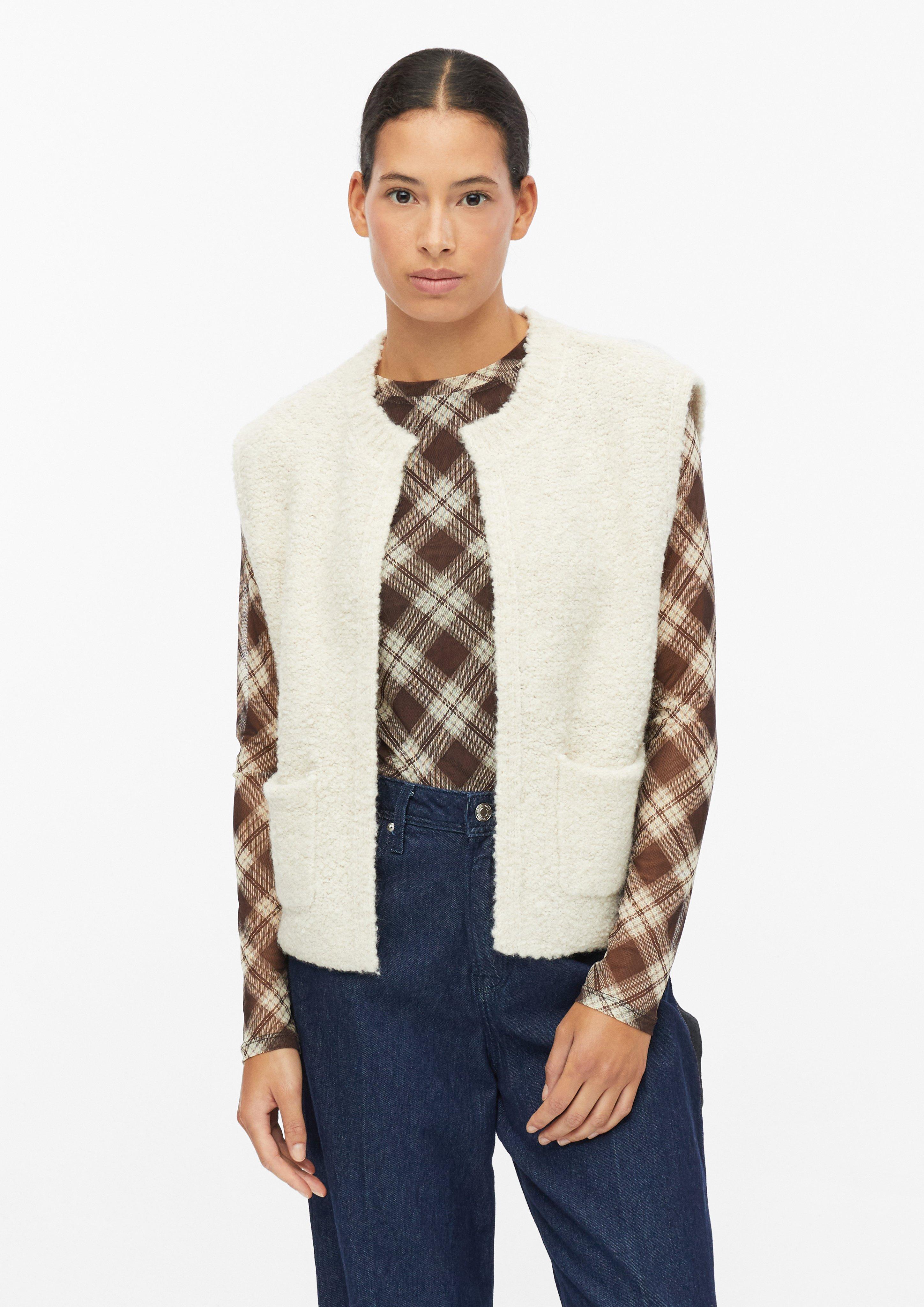 Veste en tricot en beige clair de s.Oliver