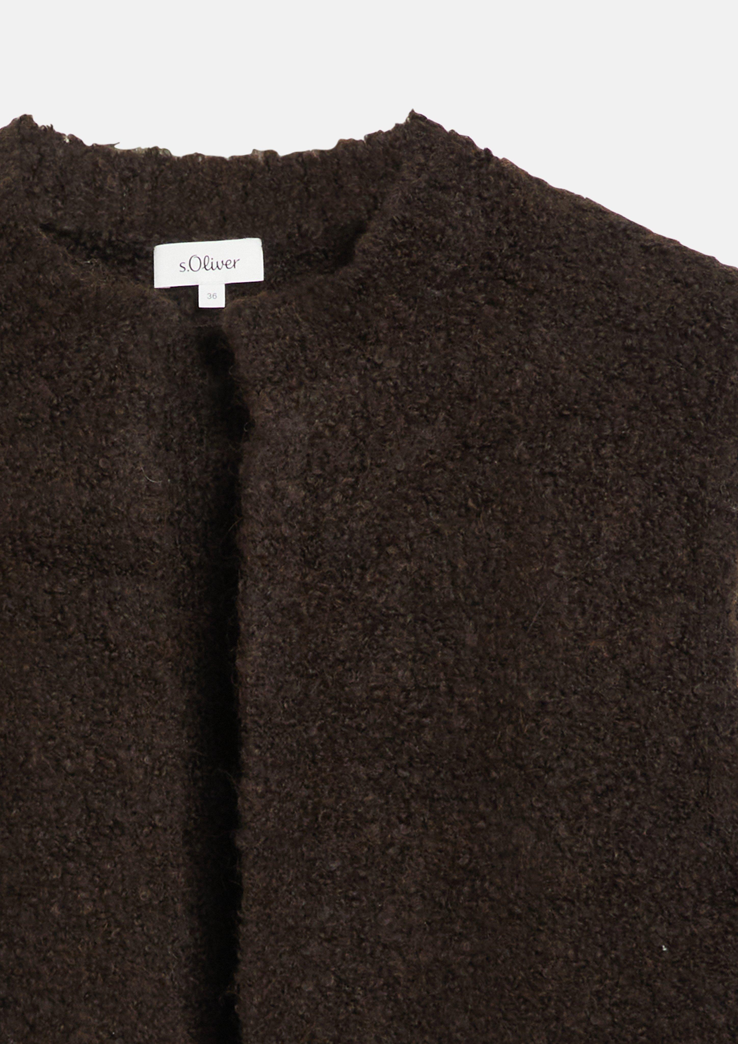 Femmes Veste en tricot en brun de s.Oliver